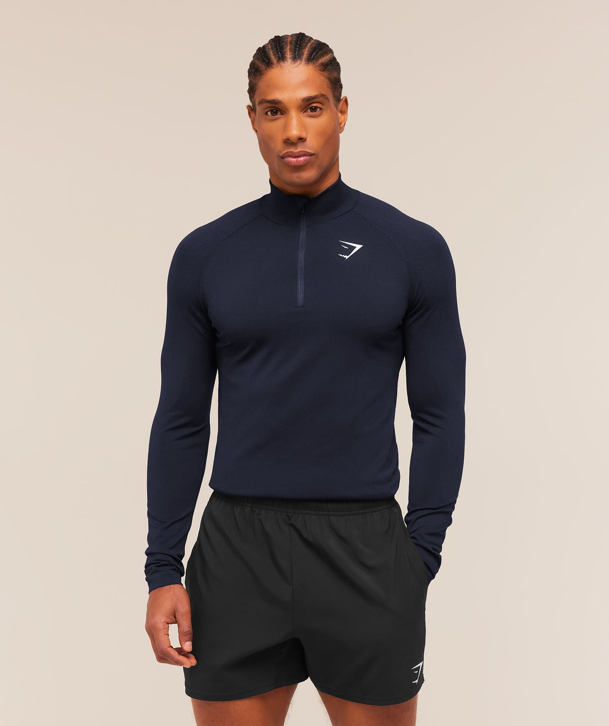 Gymshark Vital 1/4 Zip 'Navy Heavy Blue'