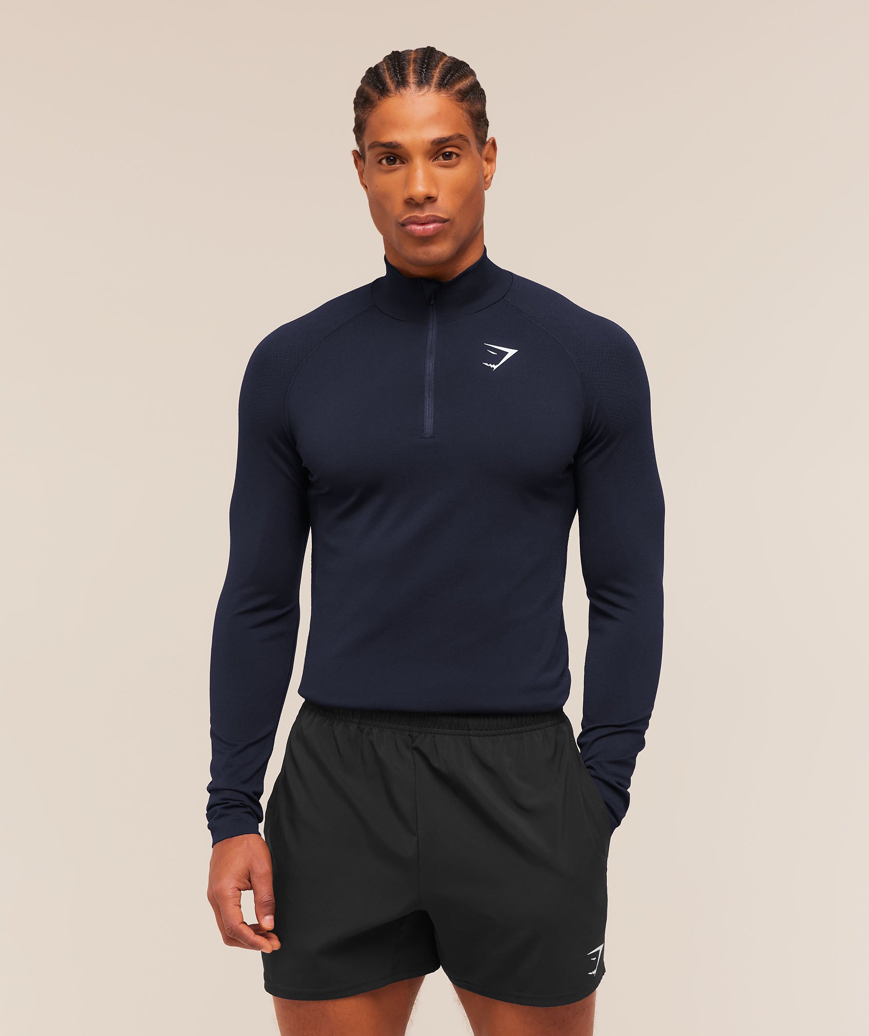 Gymshark Vital 1/4 Zip 'Navy Heavy Blue'