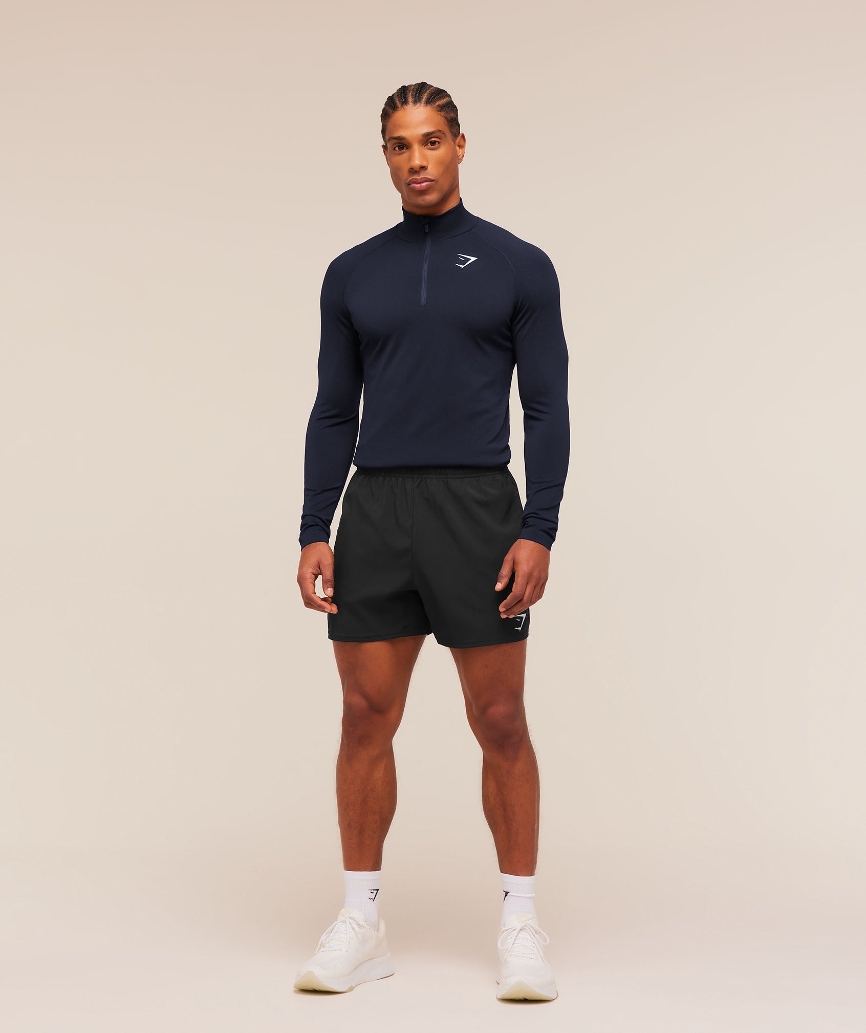 Gymshark Vital 1/4 Zip 'Navy Heavy Blue'