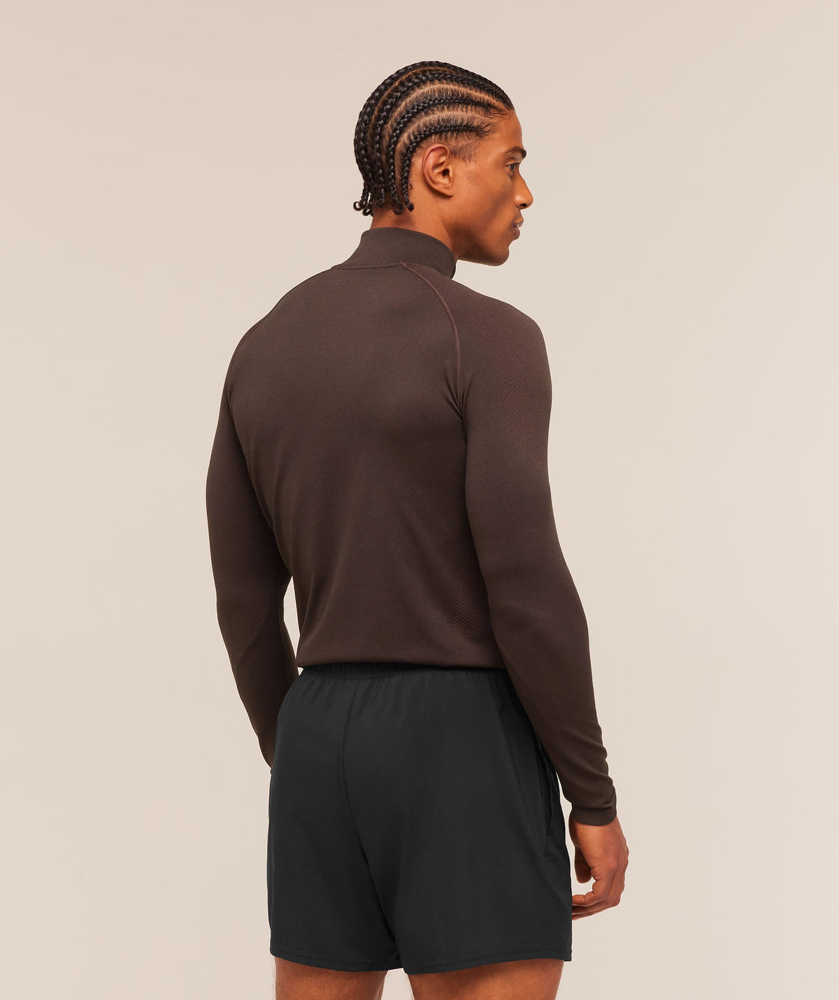 Gymshark Vital 1/4 Zip 'Walnut Brown Espresso Brown'