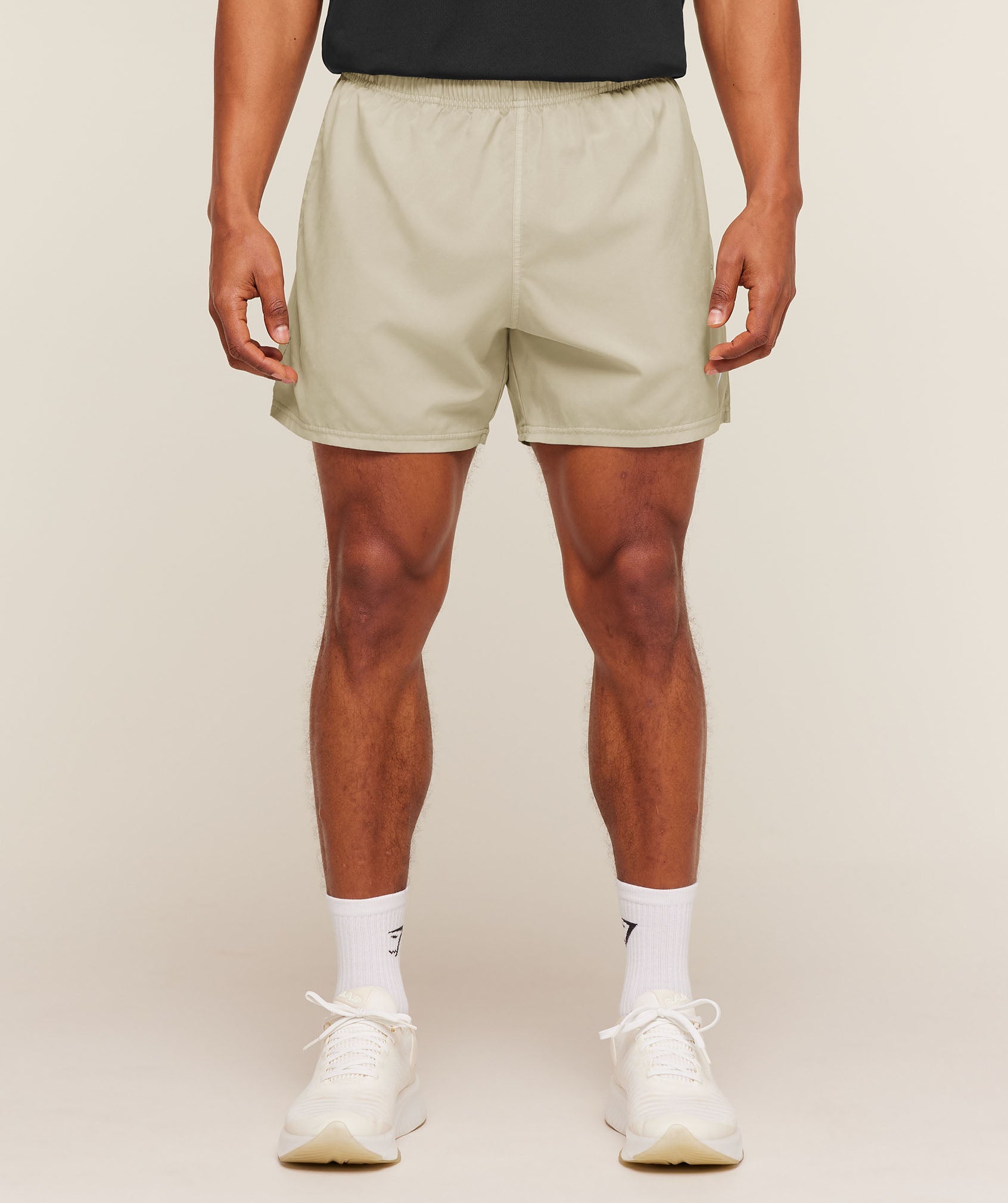 Gymshark Washed Pastels Shorts 'Pebble Grey Wash'