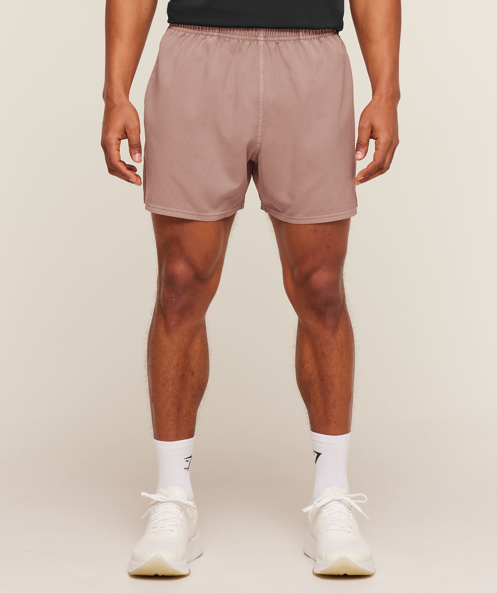 Gymshark Washed Pastels Shorts 'Taupe Brown Wash'