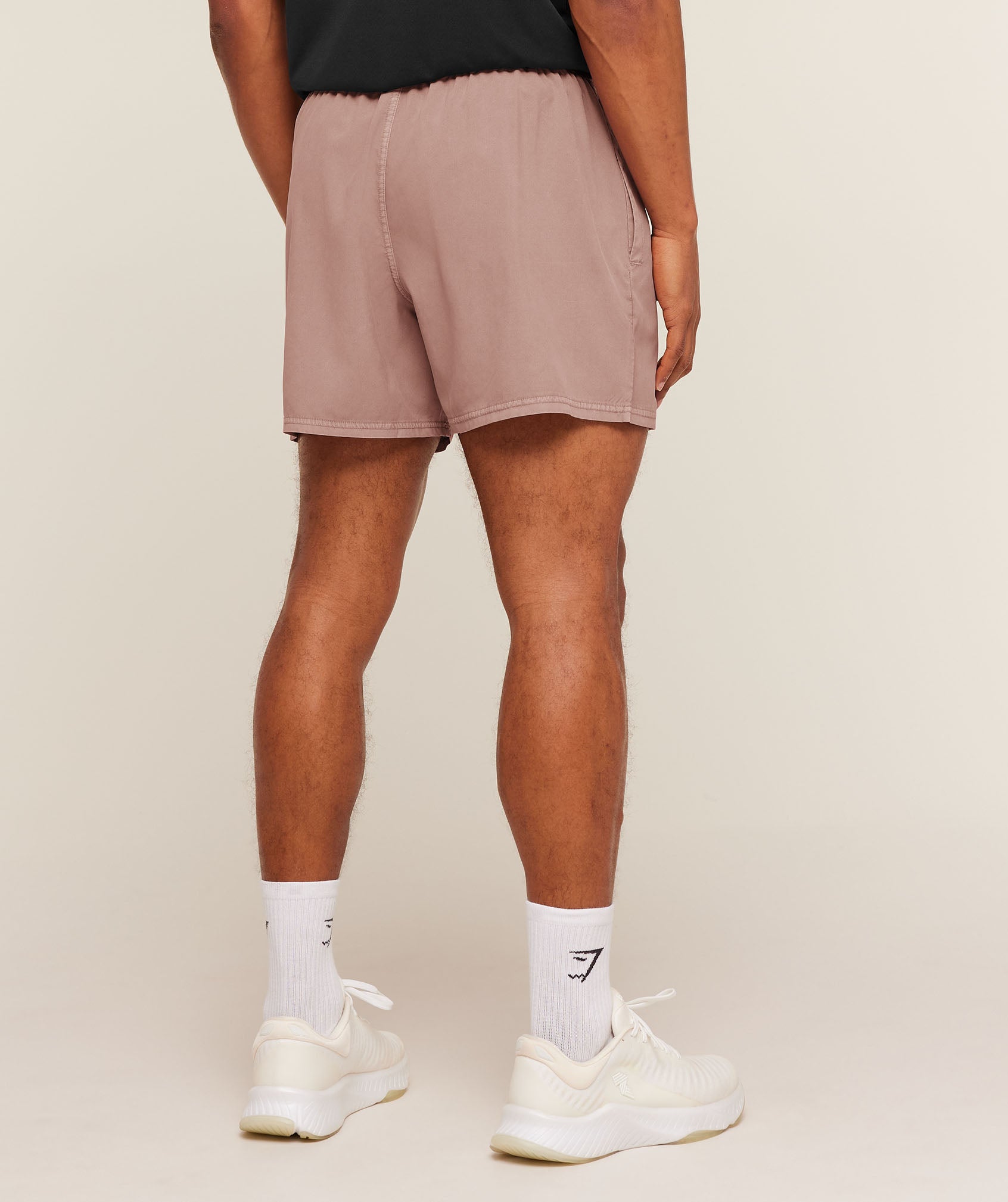 Gymshark Washed Pastels Shorts 'Taupe Brown Wash'