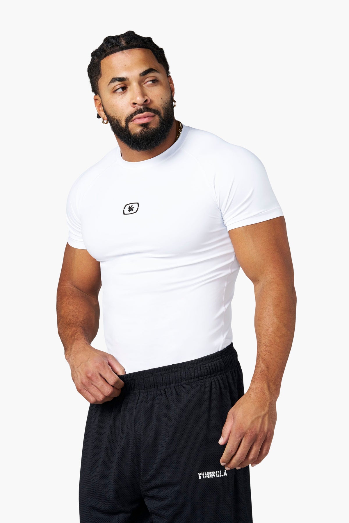 YoungLA 4046 - Form Compression Tees 'White'