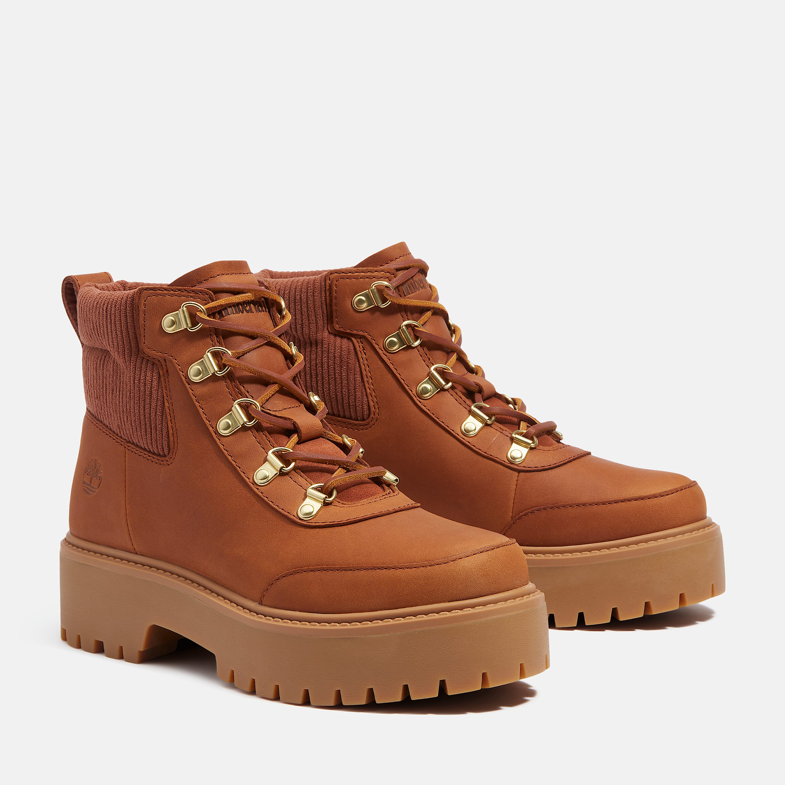 Timberland Women's Stone Street Platform Hiker Boot 'Rust Nubuck'