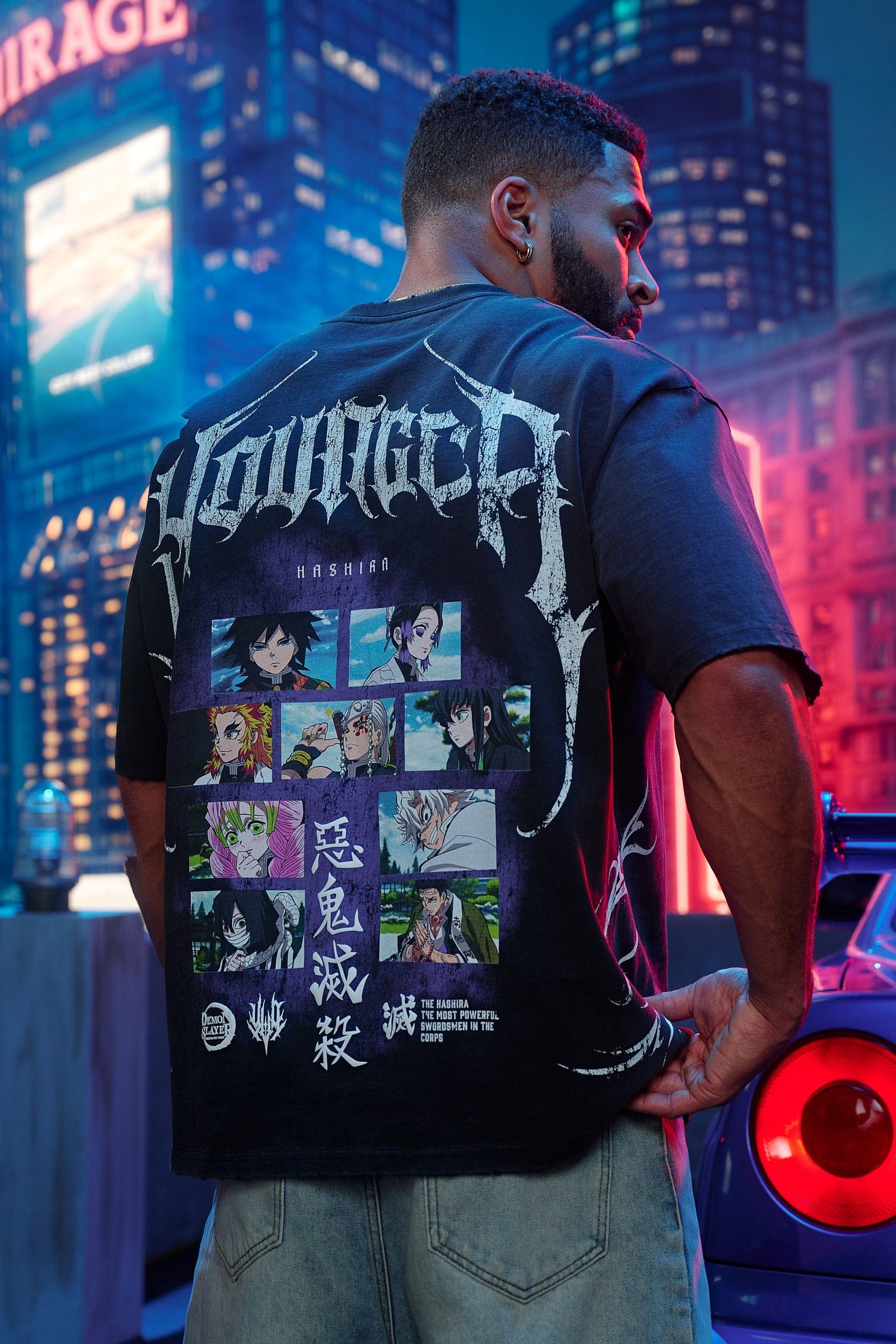 YoungLA 4297 - Demon Slayer: Kimetsu no Yaiba - Anime Tees 'The Hashira'