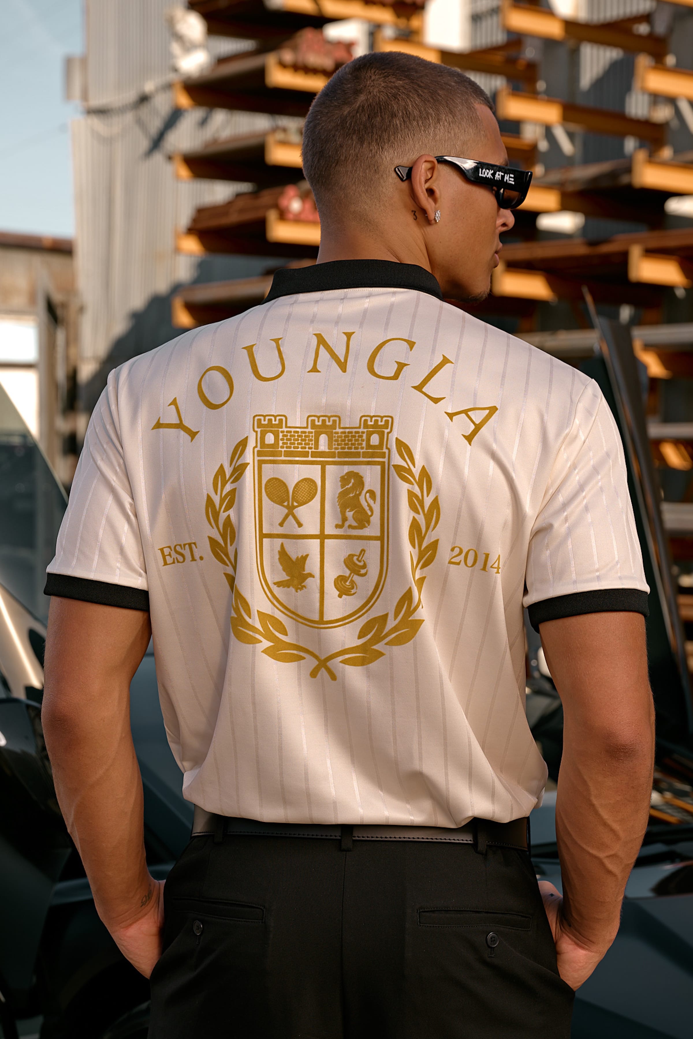 Young La 4351 - Old Money Soccer Jersey 'Off-White'