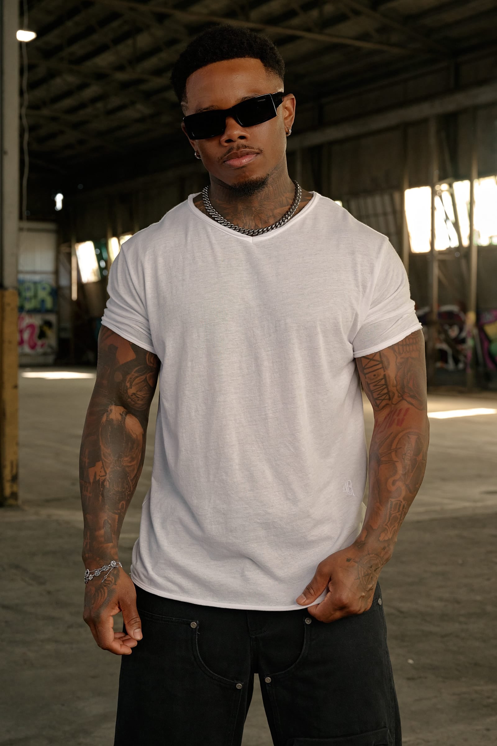 Young La 4323 - After Hours Tee 'White'