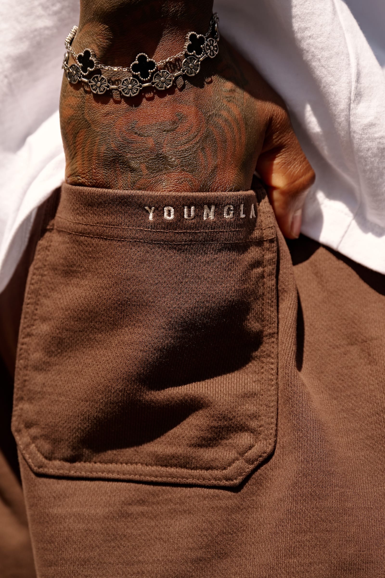 Young La 2145 - Ember Sweats 'Brown Wash'
