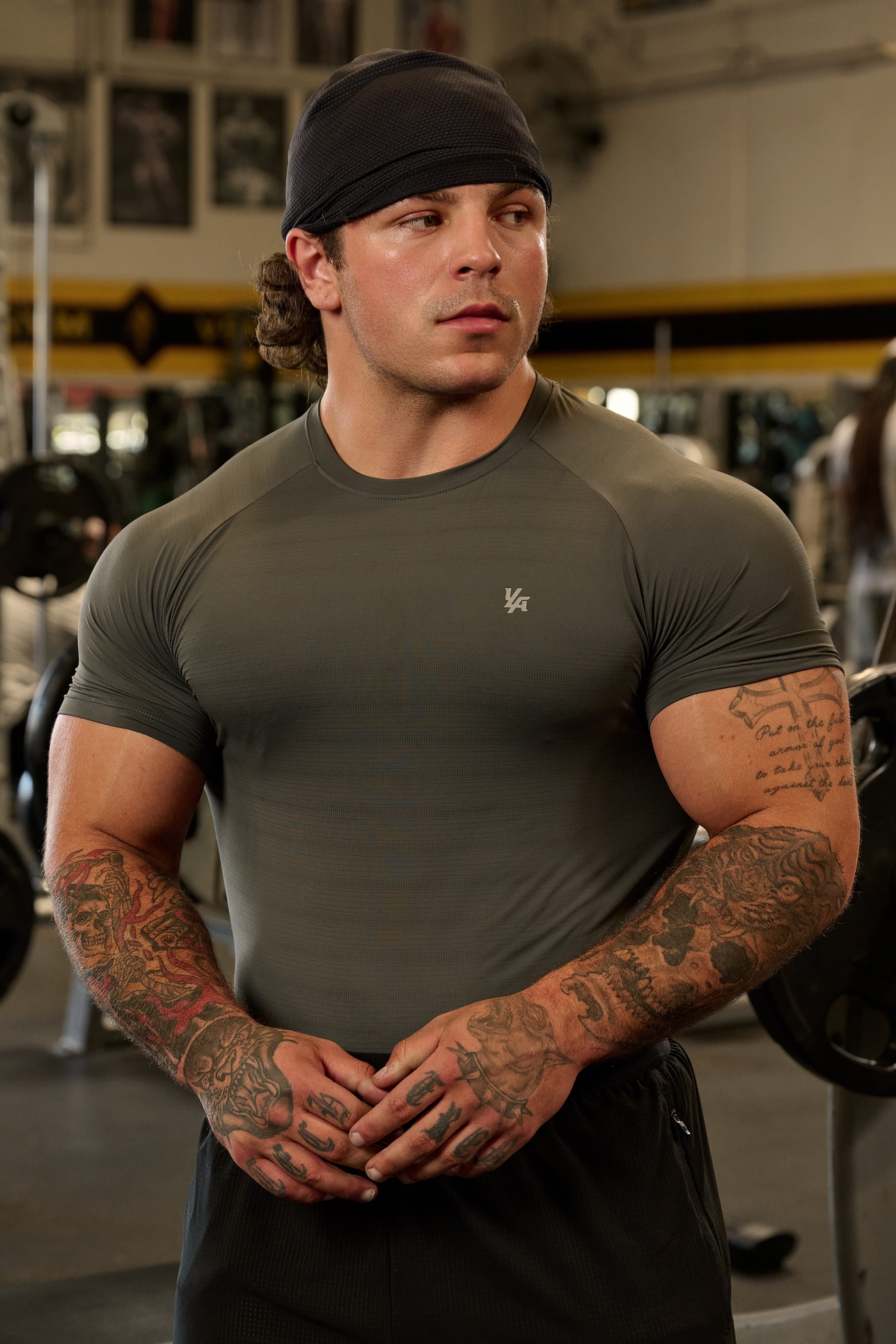 YoungLA 4275 - Liquid Compression Tees 'Grey'