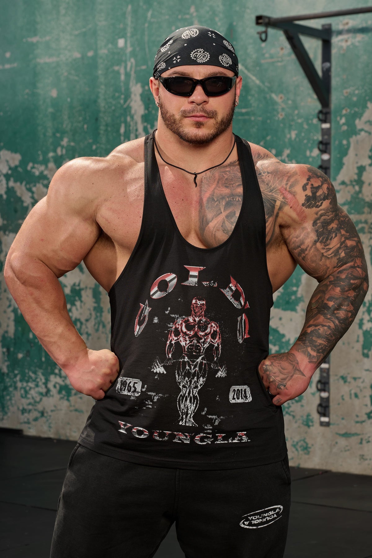 YoungLA 3062 - Gold's Glitch Stringers 'Black'