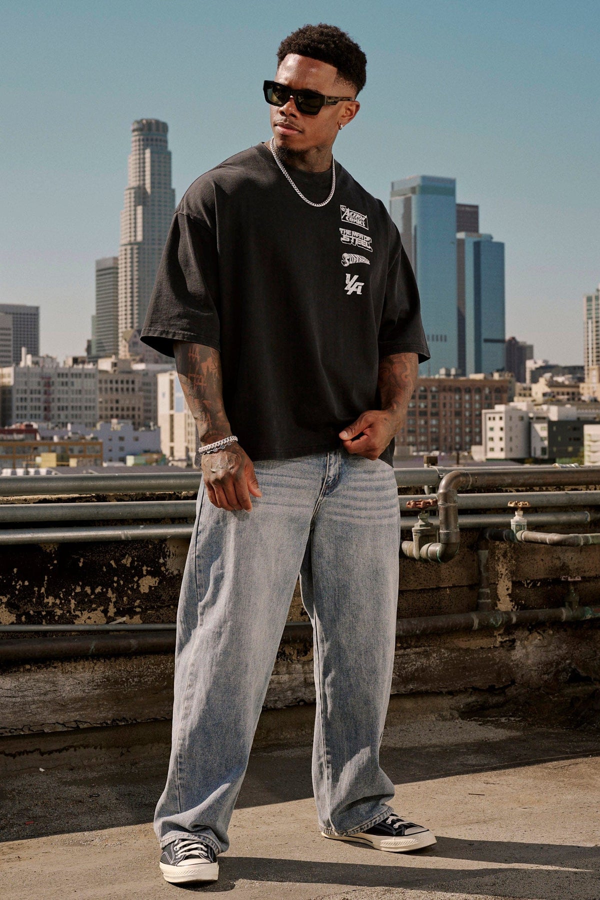 YoungLA 4064 - Superman Huge Tees 'Man of Steel'