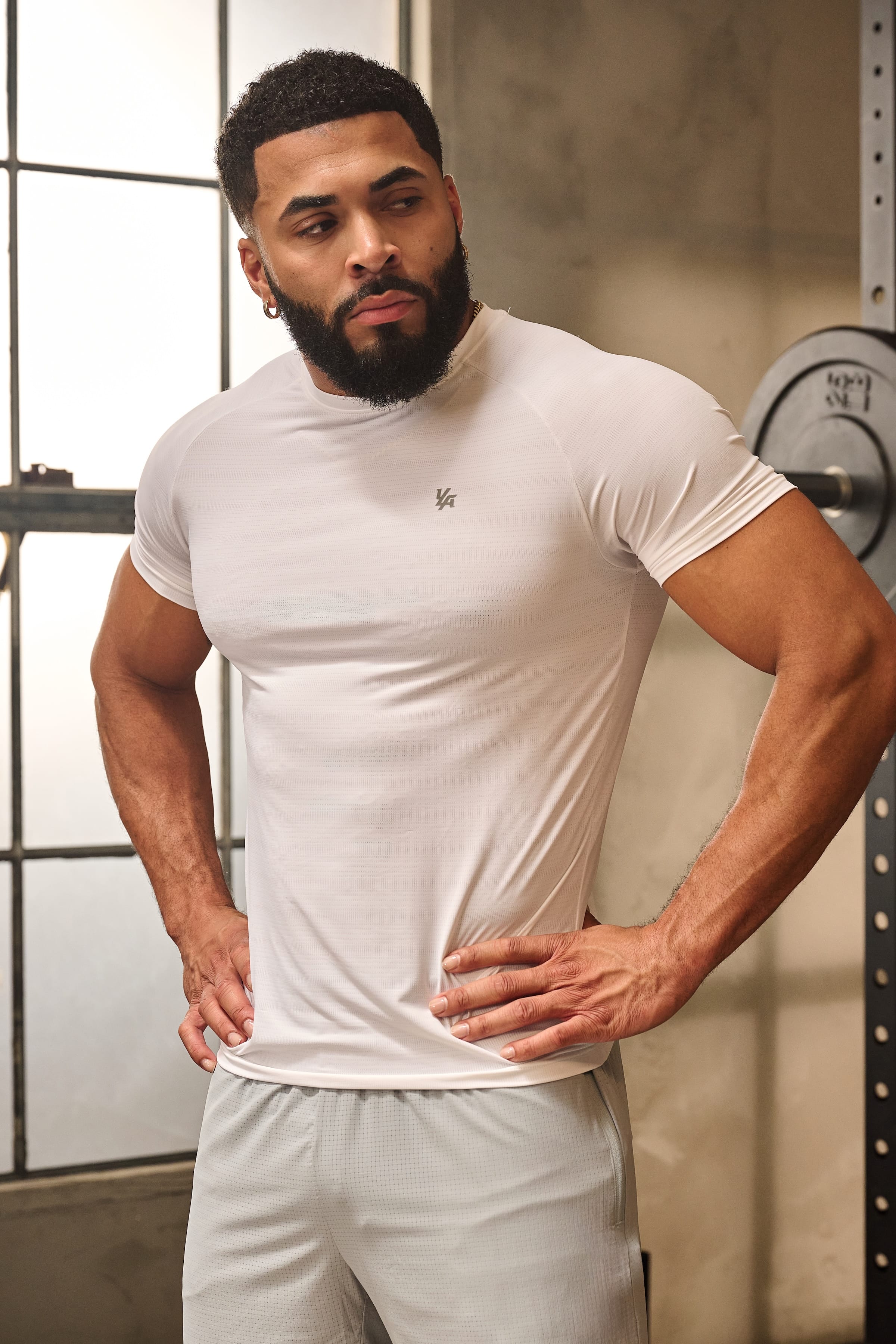 YoungLA 4275 - Liquid Compression Tees 'White'