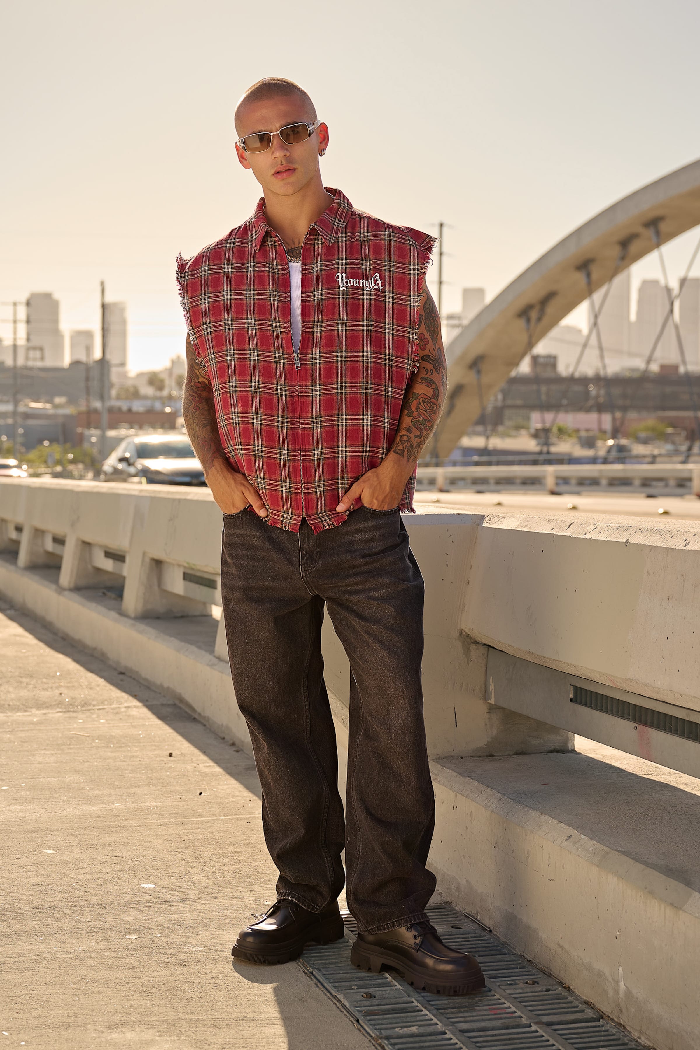 YoungLA 3091 - Cut-Offs Flannels 'Rustic'