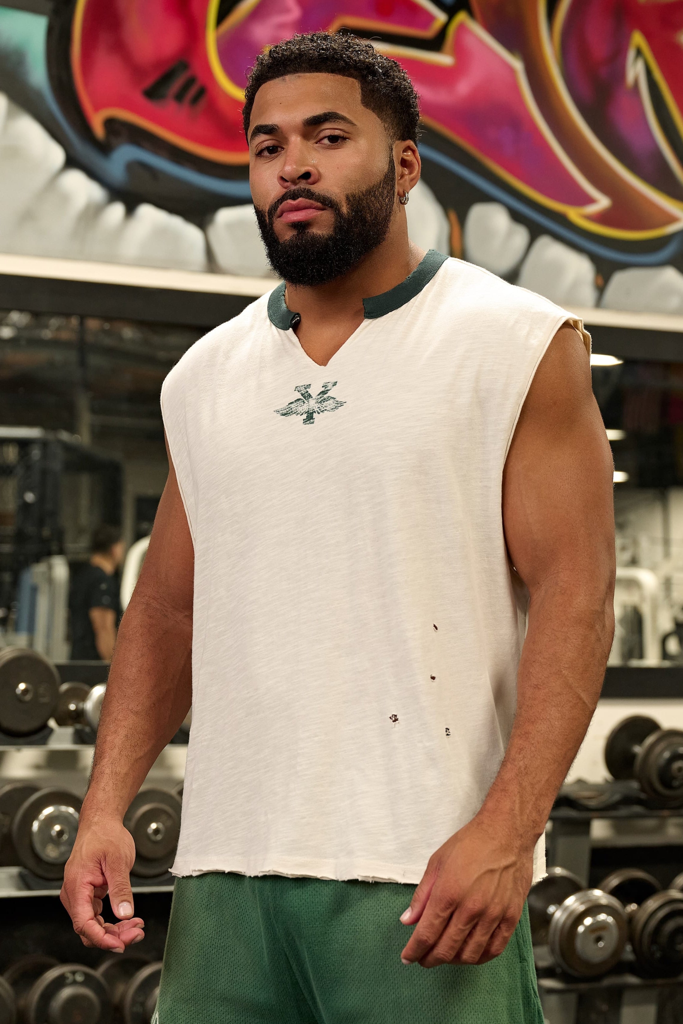 YoungLA 3087 - Golden Era Cut-Offs 'Off-White'