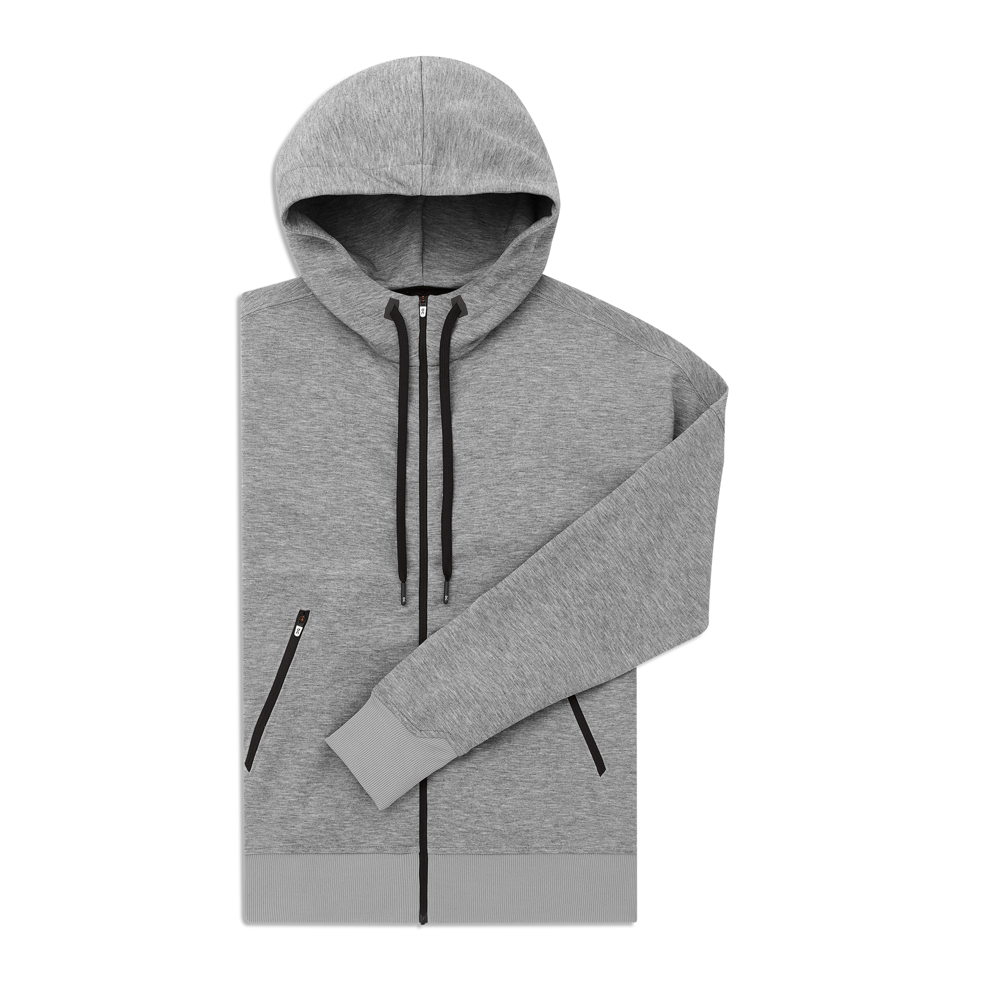 Zipped Hoodie 2 W Grey