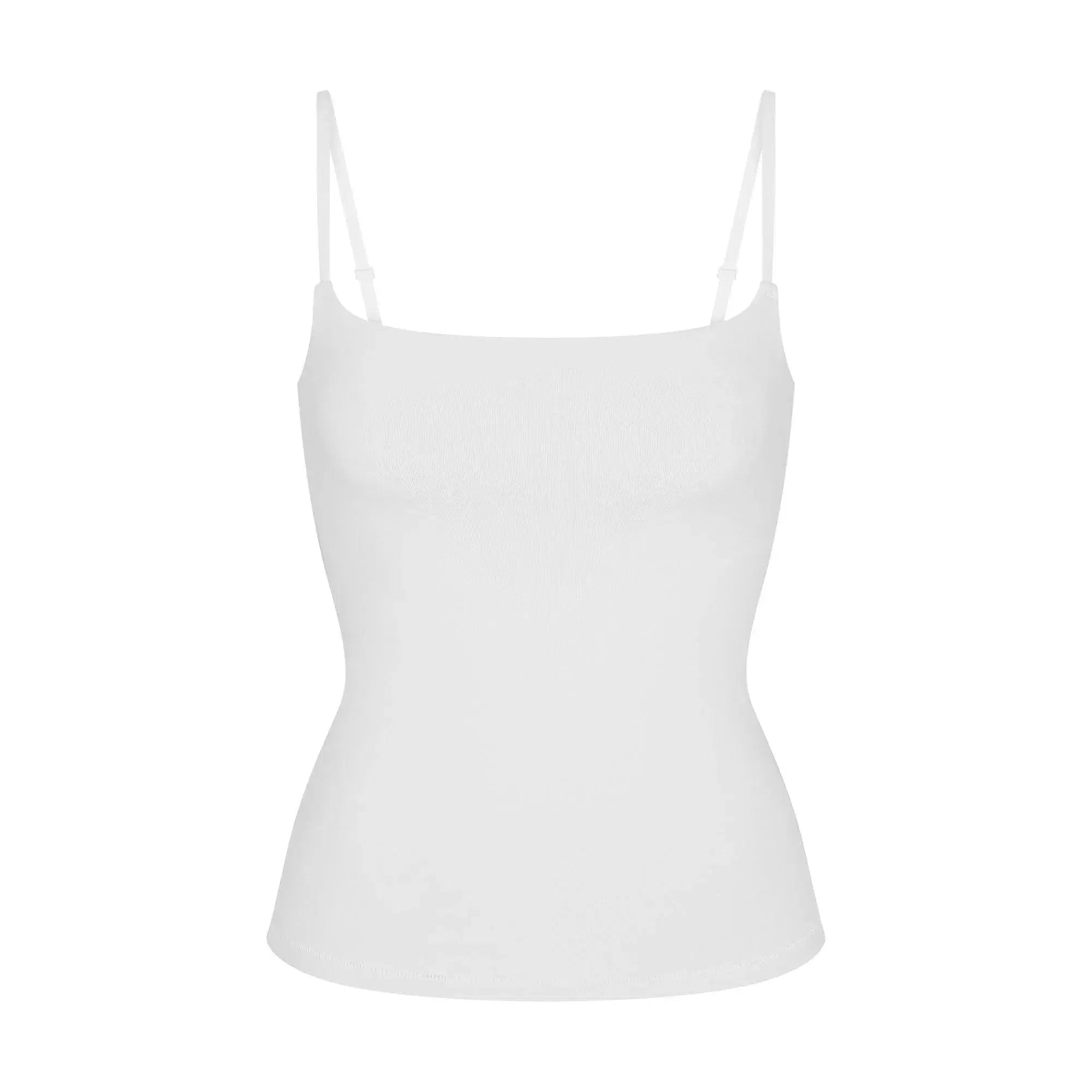 Skims Cotton Jersey Cami Heather Marble