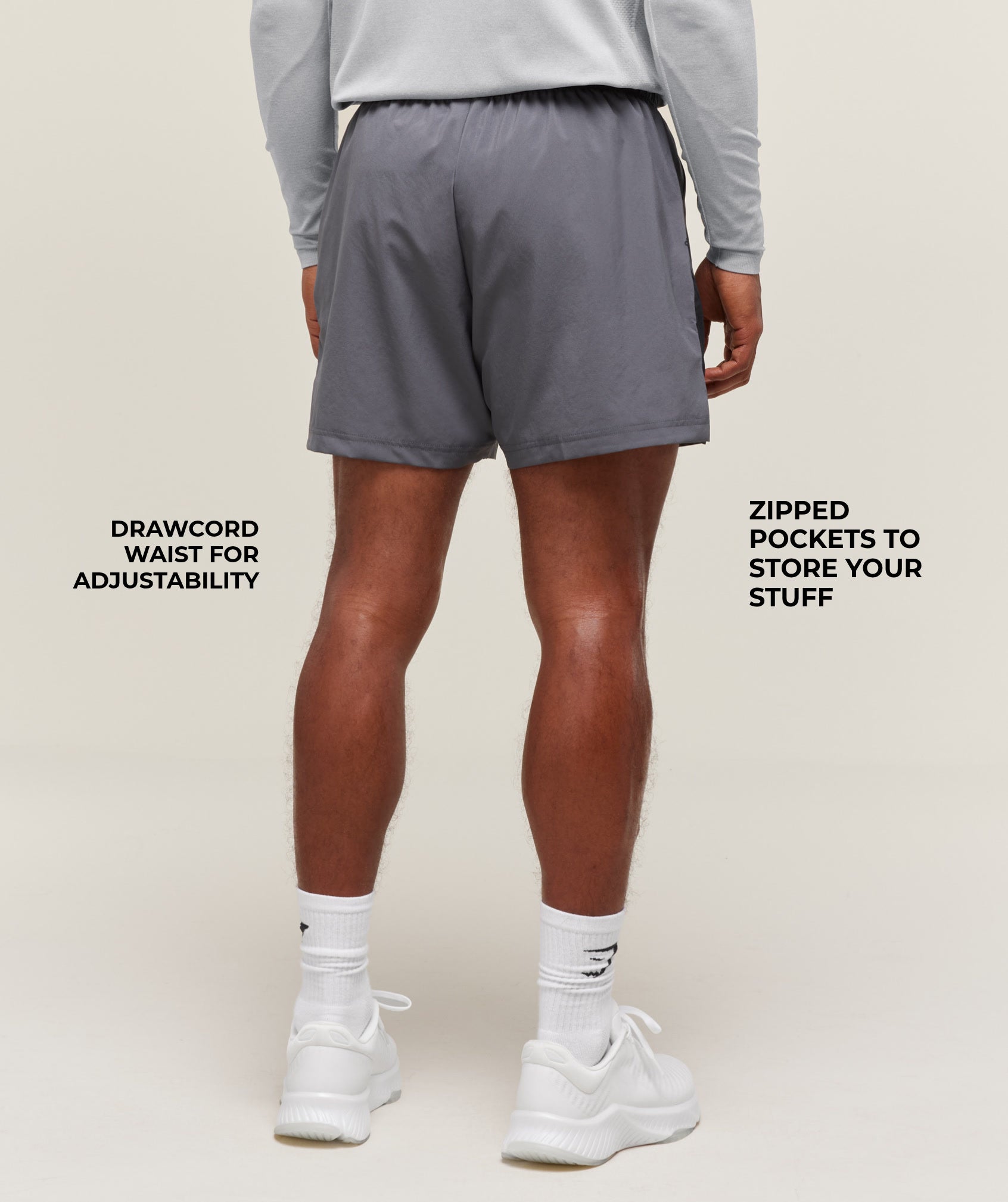 Gymshark Sport 5" Shorts 'Dark Grey Black'
