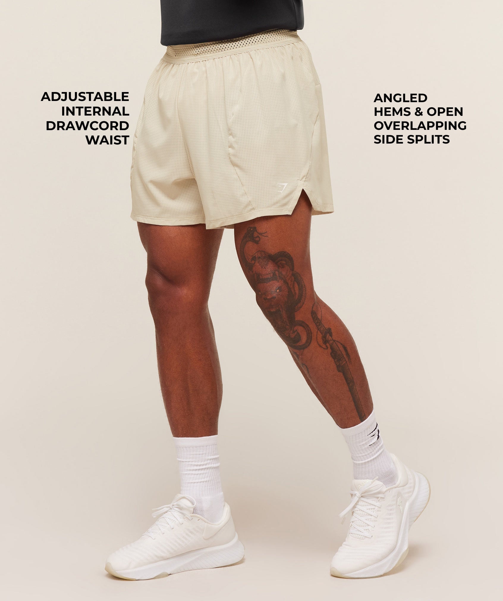 Gymshark Running 5" Shorts 'Pebble Grey'