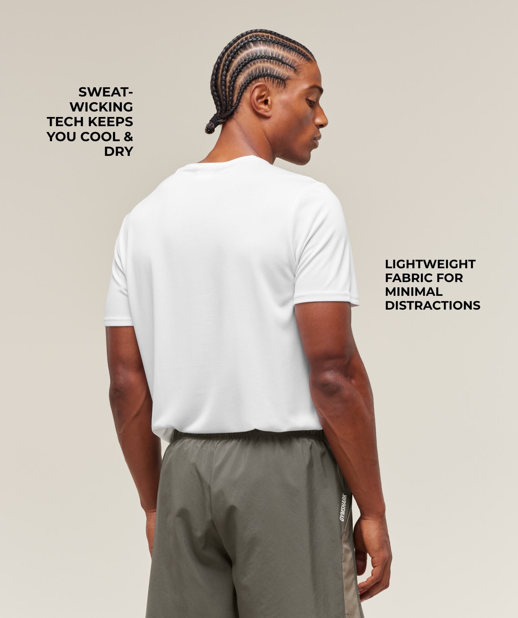 Gymshark Arrival T-Shirt 'White'
