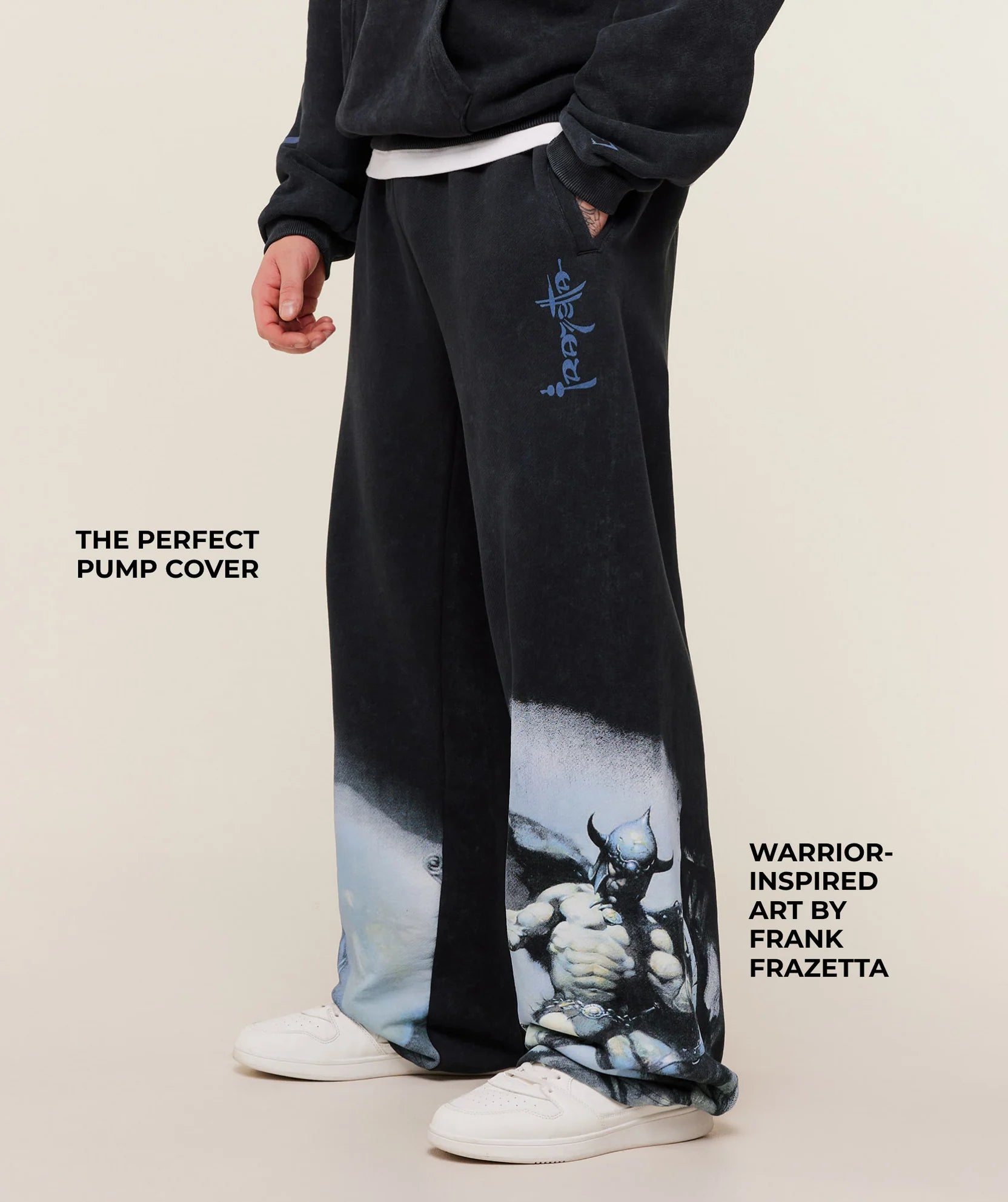 Gymshark Power x Frazetta Graphic Joggers 'Black'