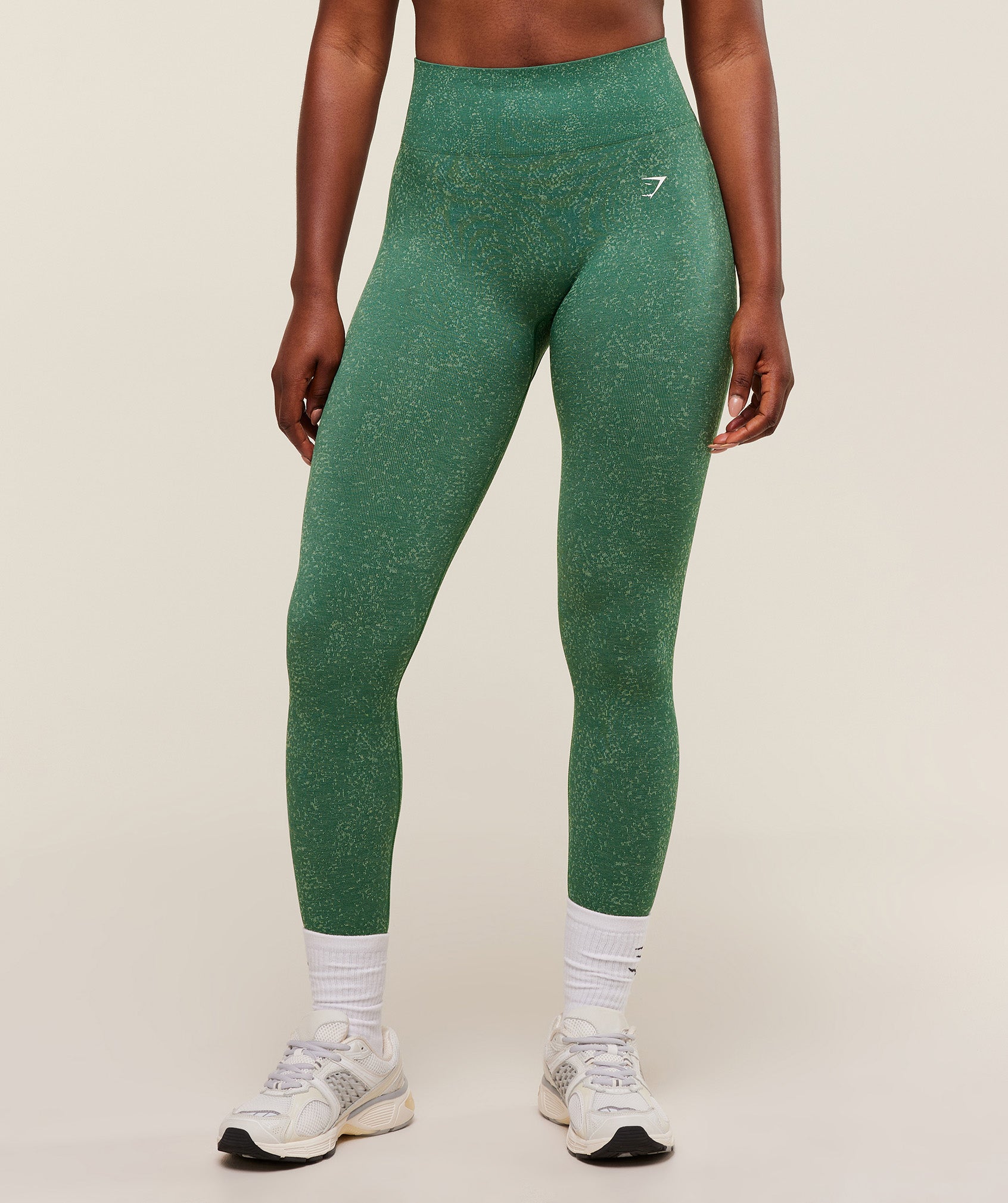Gymshark Adapt Fleck x Whitney Leggings 'Lift Green Clay Green'