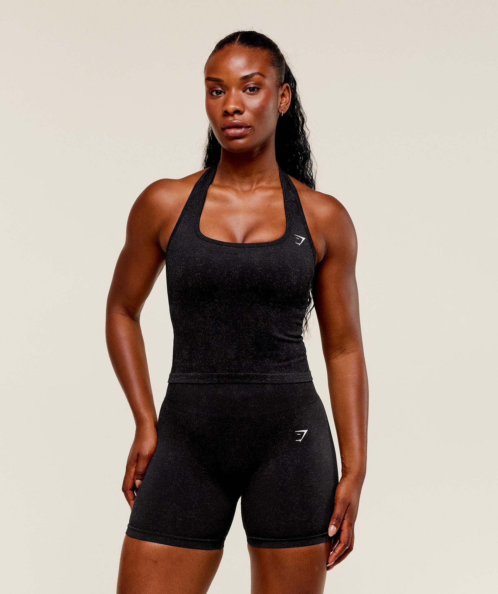 Gymshark Adapt Fleck x Whitney Tank With Shelf 'Black'