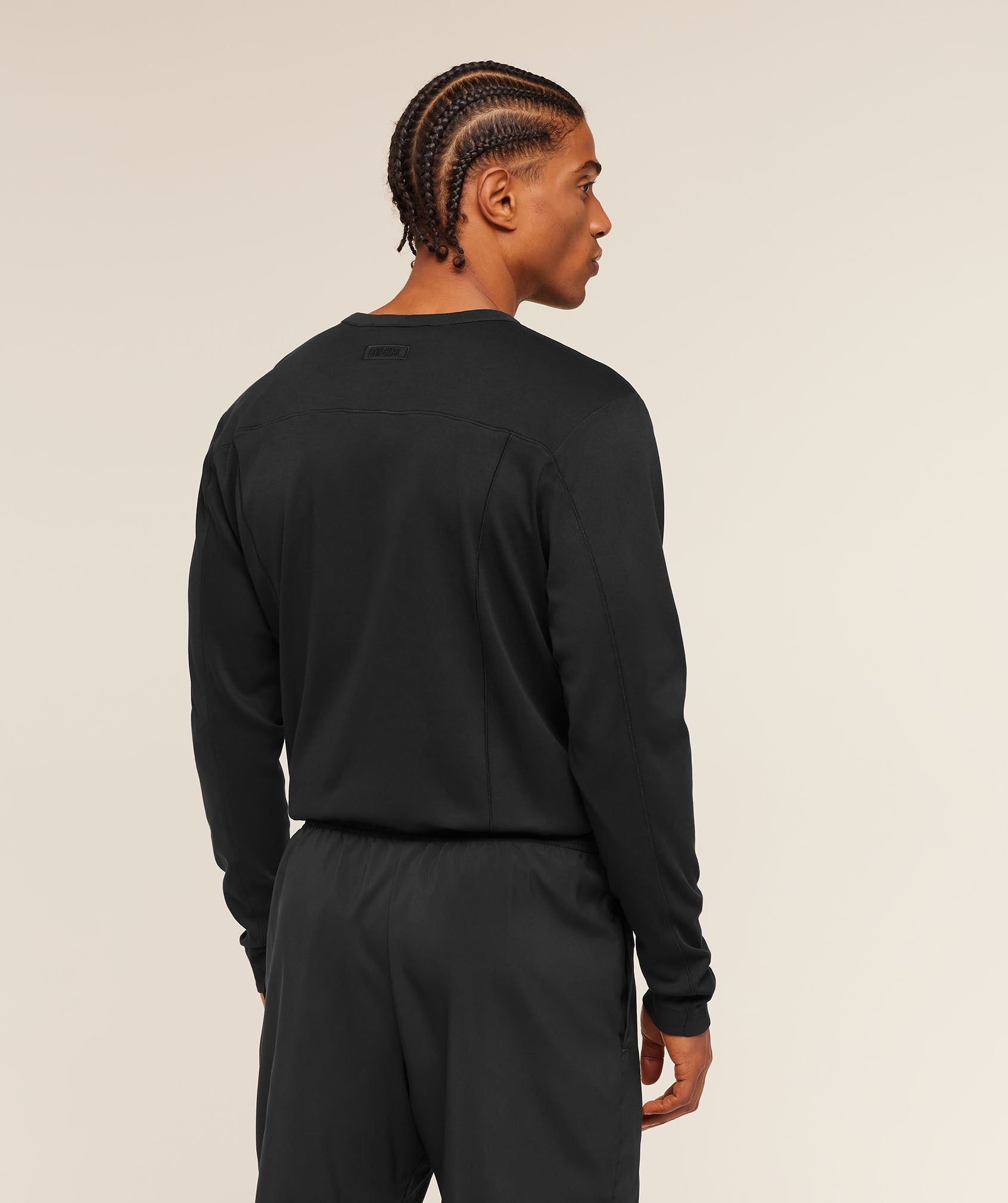 Gymshark Off Duty Long Sleeve T-Shirt 'Black'