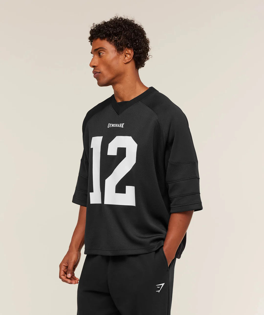 Gymshark American Football Jersey 'Black'