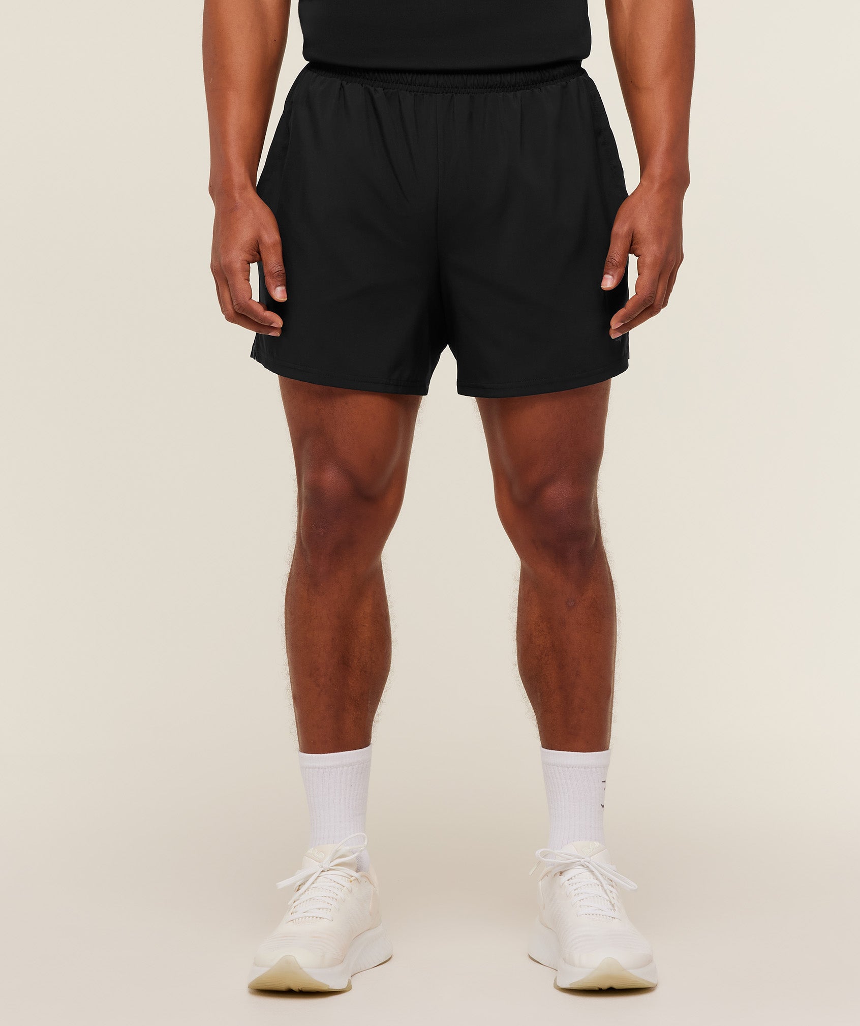 Gymshark Arrival Contrast Shorts 'Black Grey'