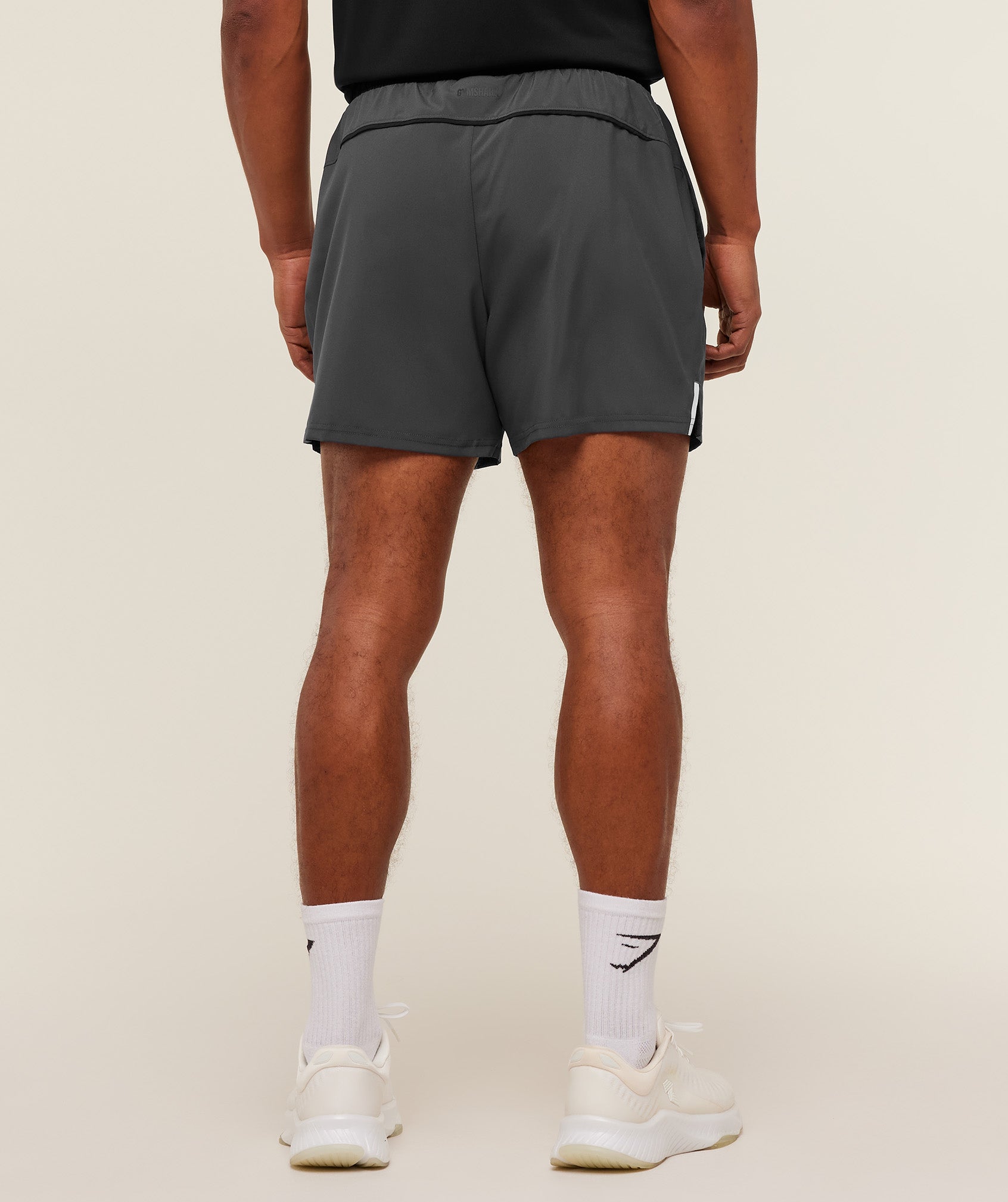 Gymshark Arrival Contrast Shorts 'Black Grey'