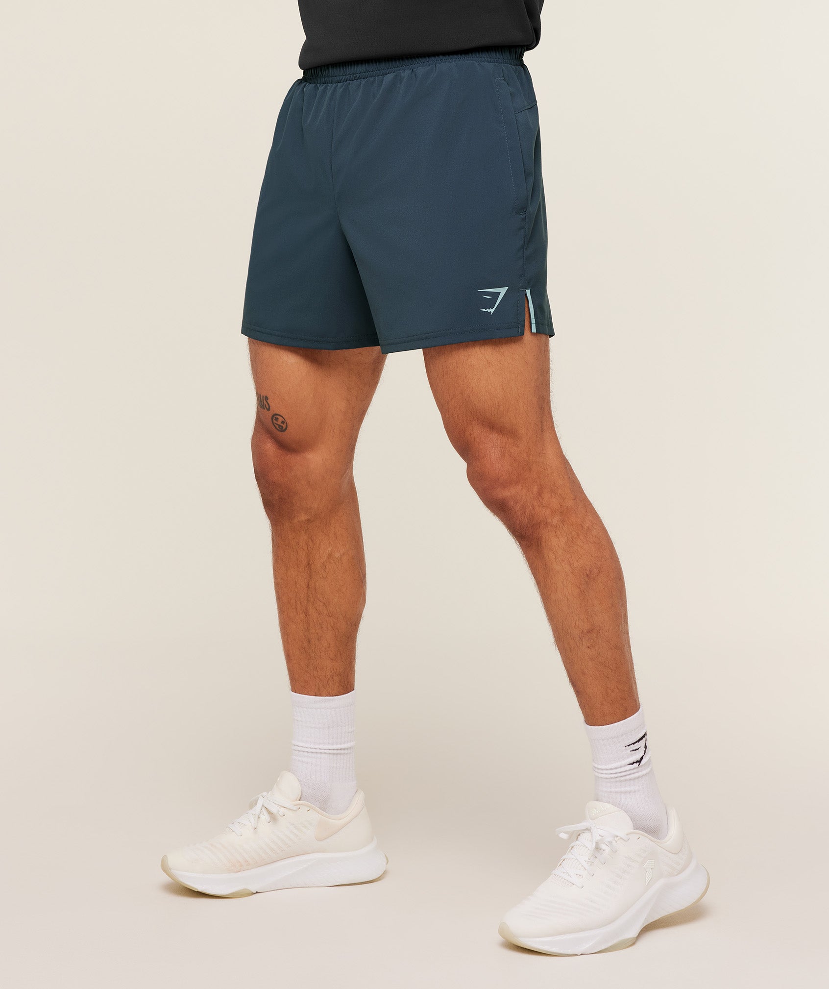 Gymshark Arrival Contrast Shorts 'Stealth Blue Flow Blue'