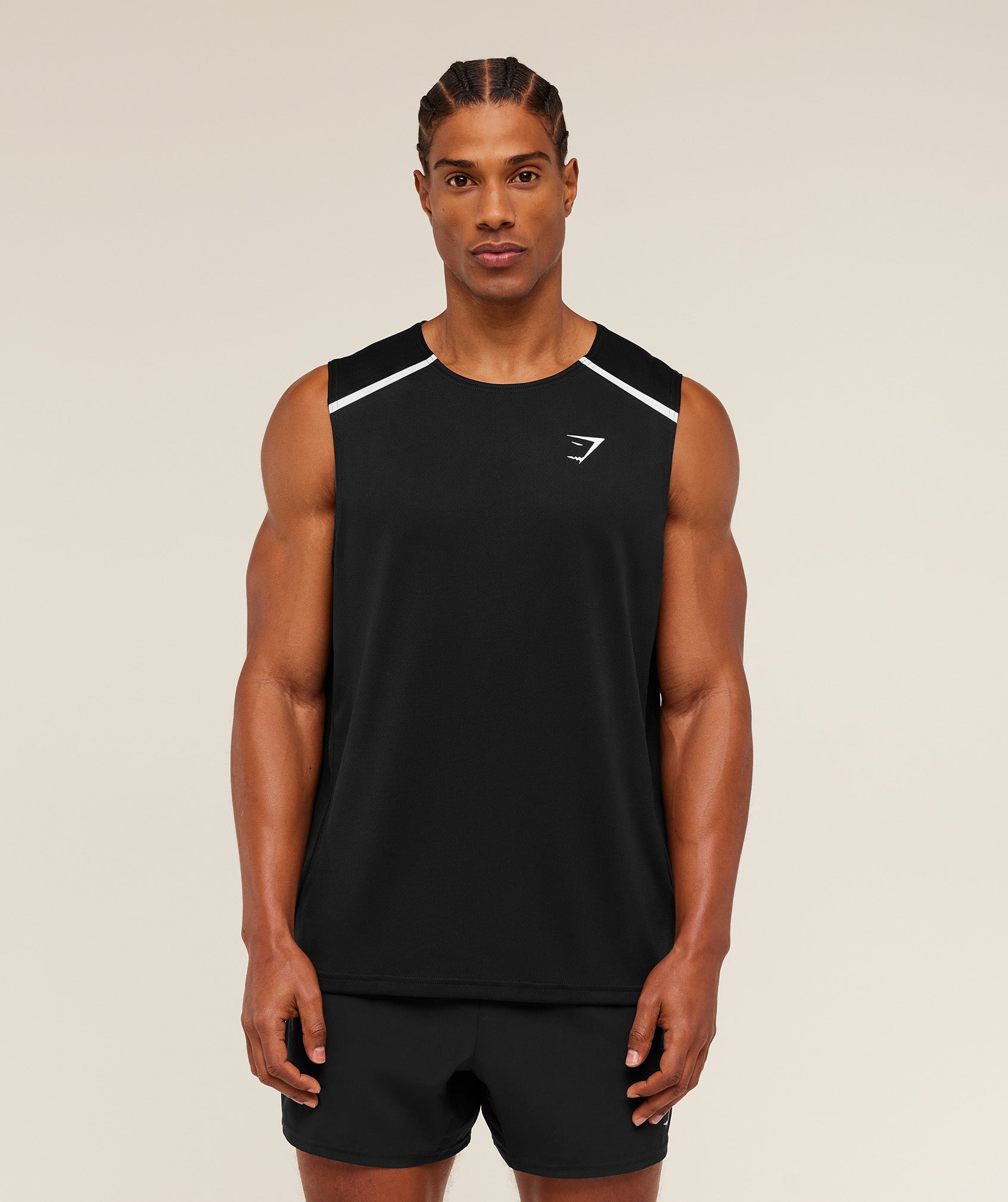 Gymshark Arrival Contrast Tank 'Black'