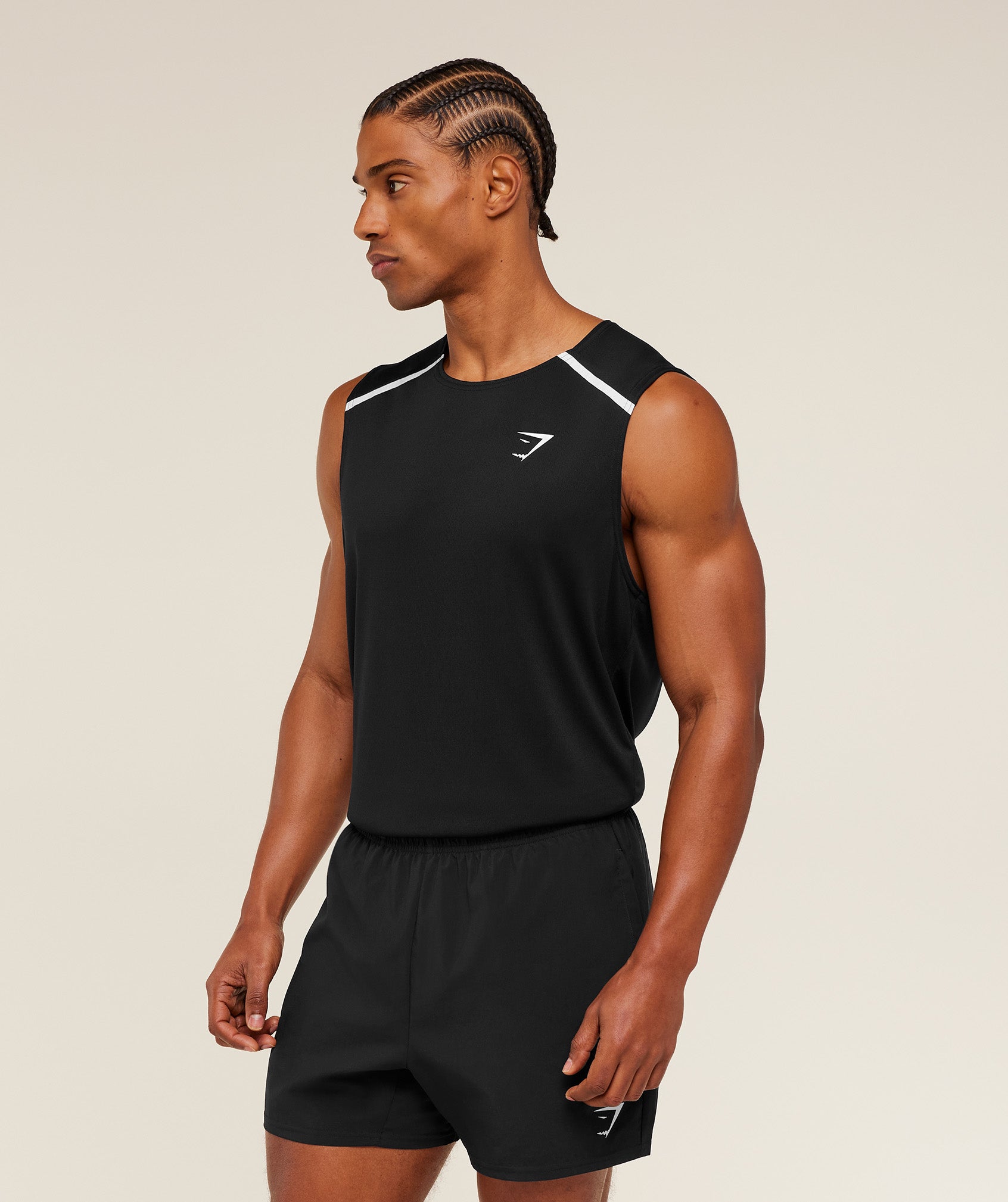 Gymshark Arrival Contrast Tank 'Black'