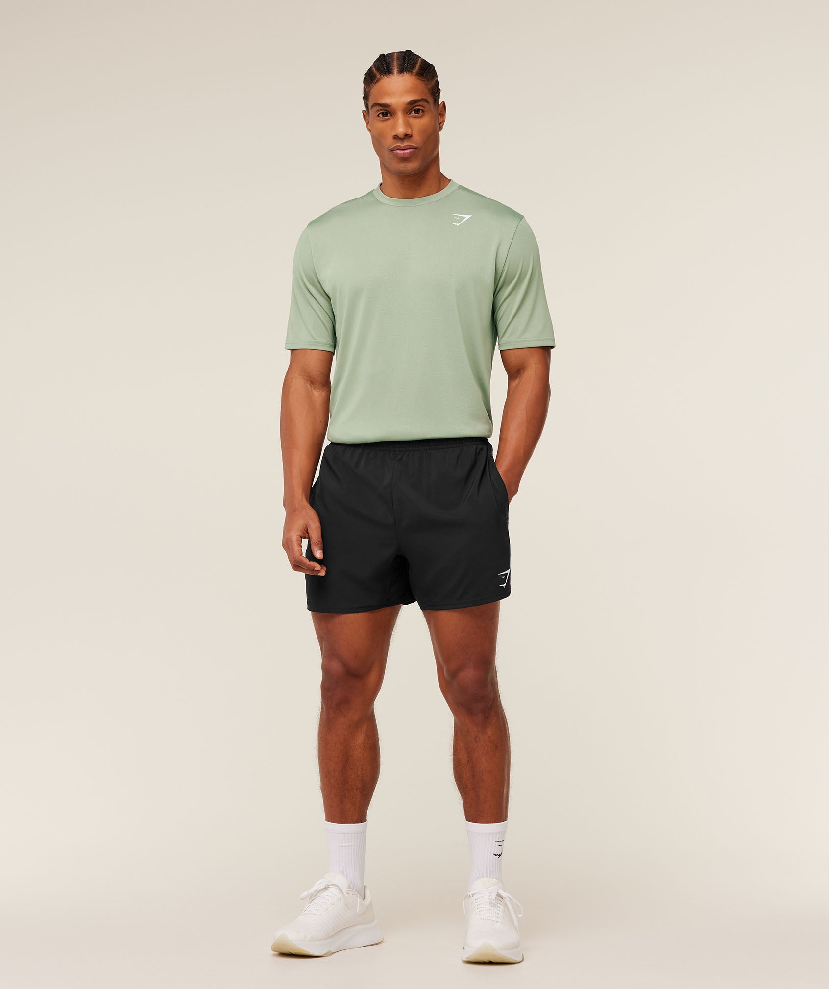 Gymshark Arrival T-Shirt 'GS Haze Green'