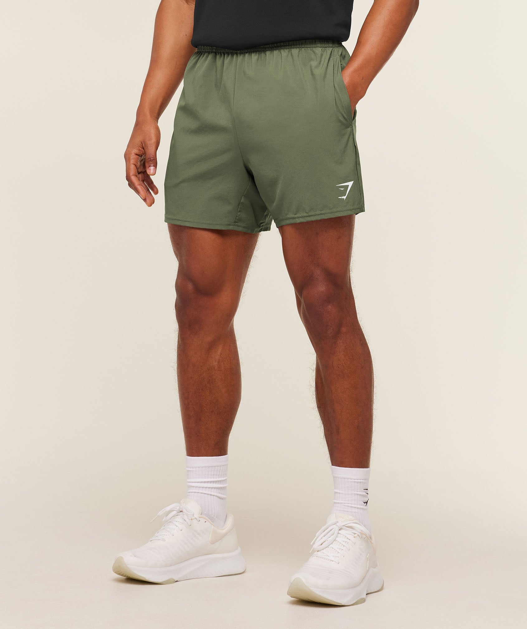 Gymshark Arrival 5" Shorts 'Core Olive'