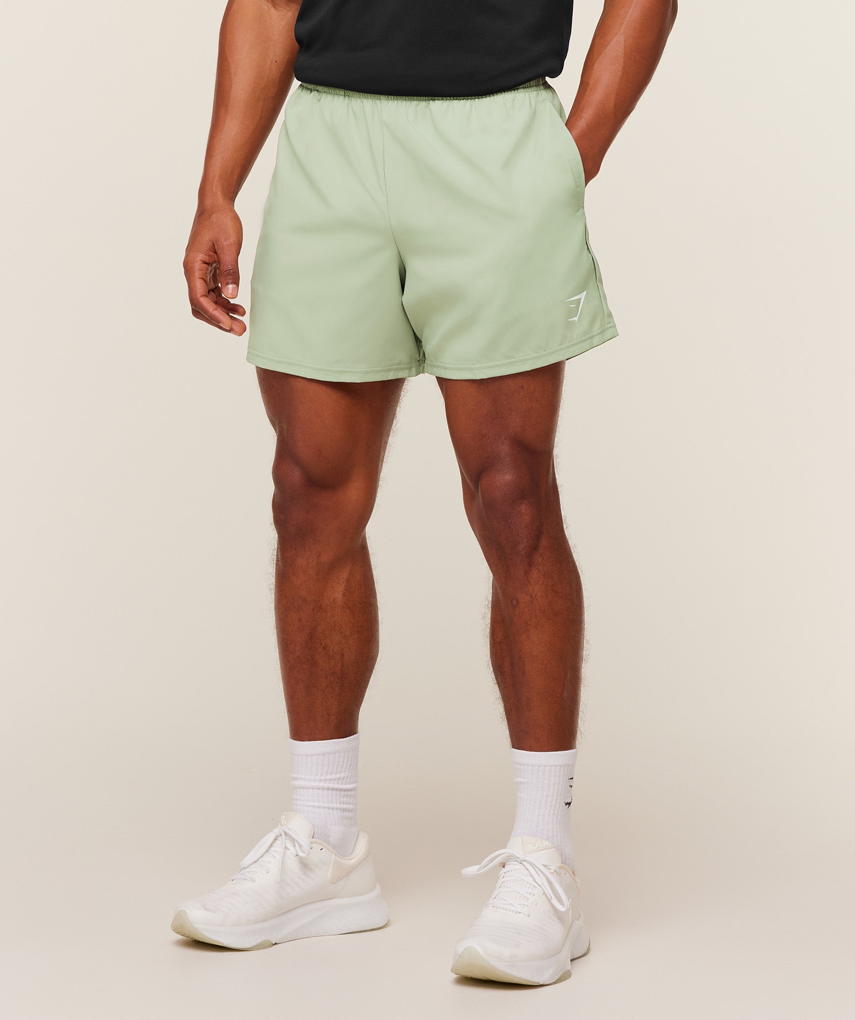 Gymshark Arrival 5" Shorts 'GS Haze Green'