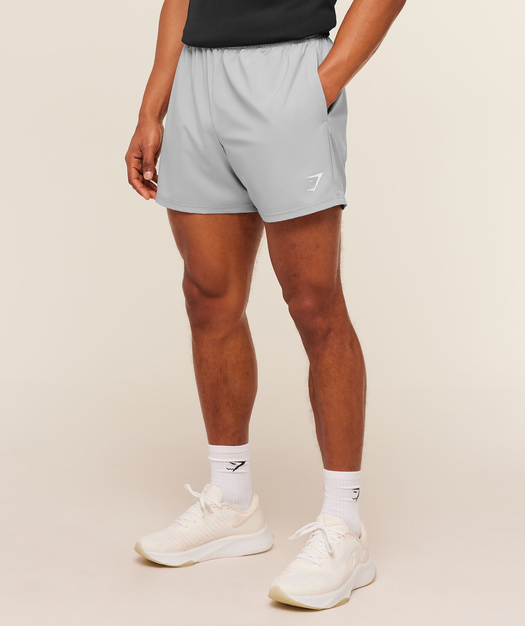 Gymshark Arrival 5" Shorts 'Stratus Grey'