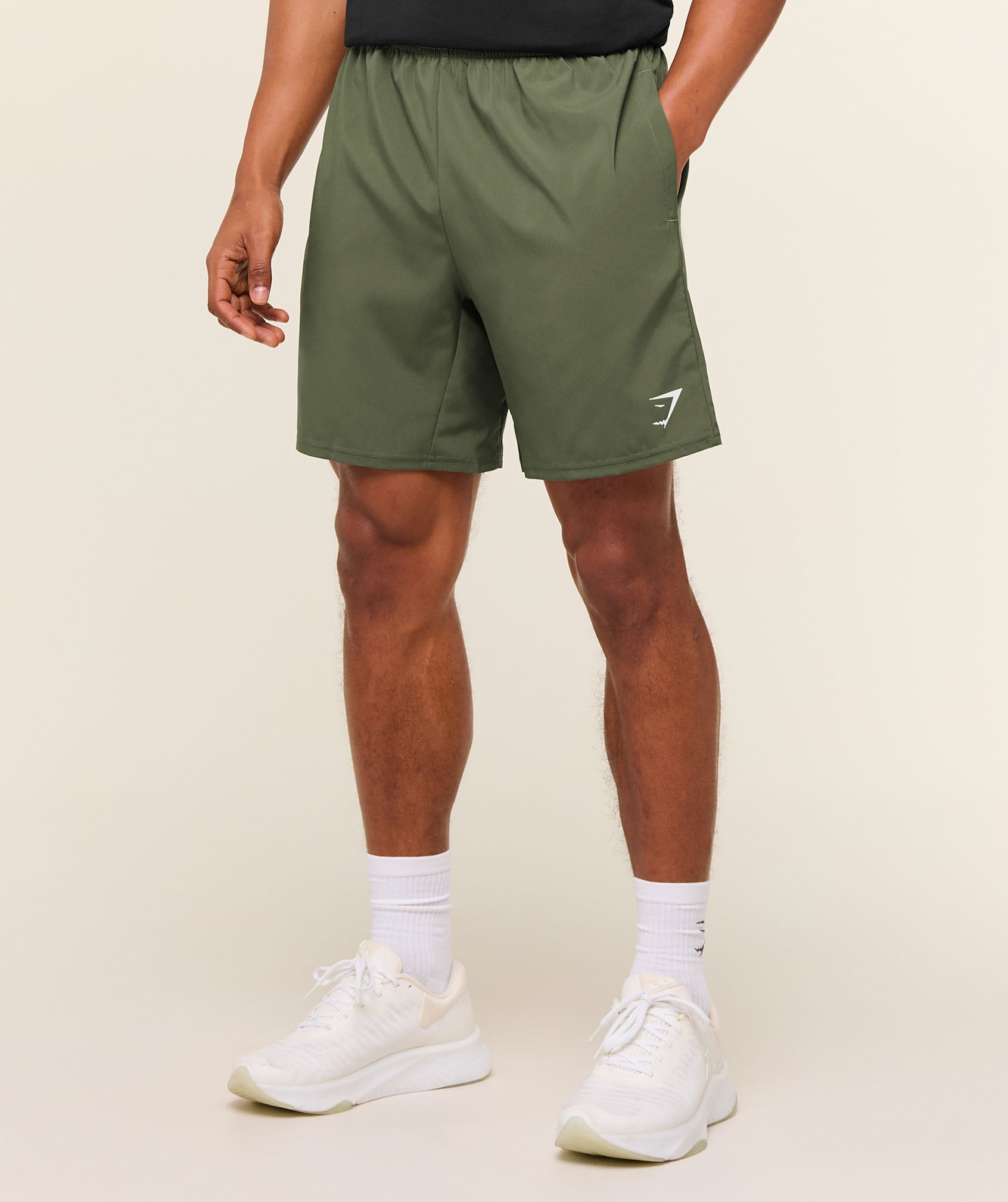 Gymshark Arrival 7" Shorts 'Core Olive'