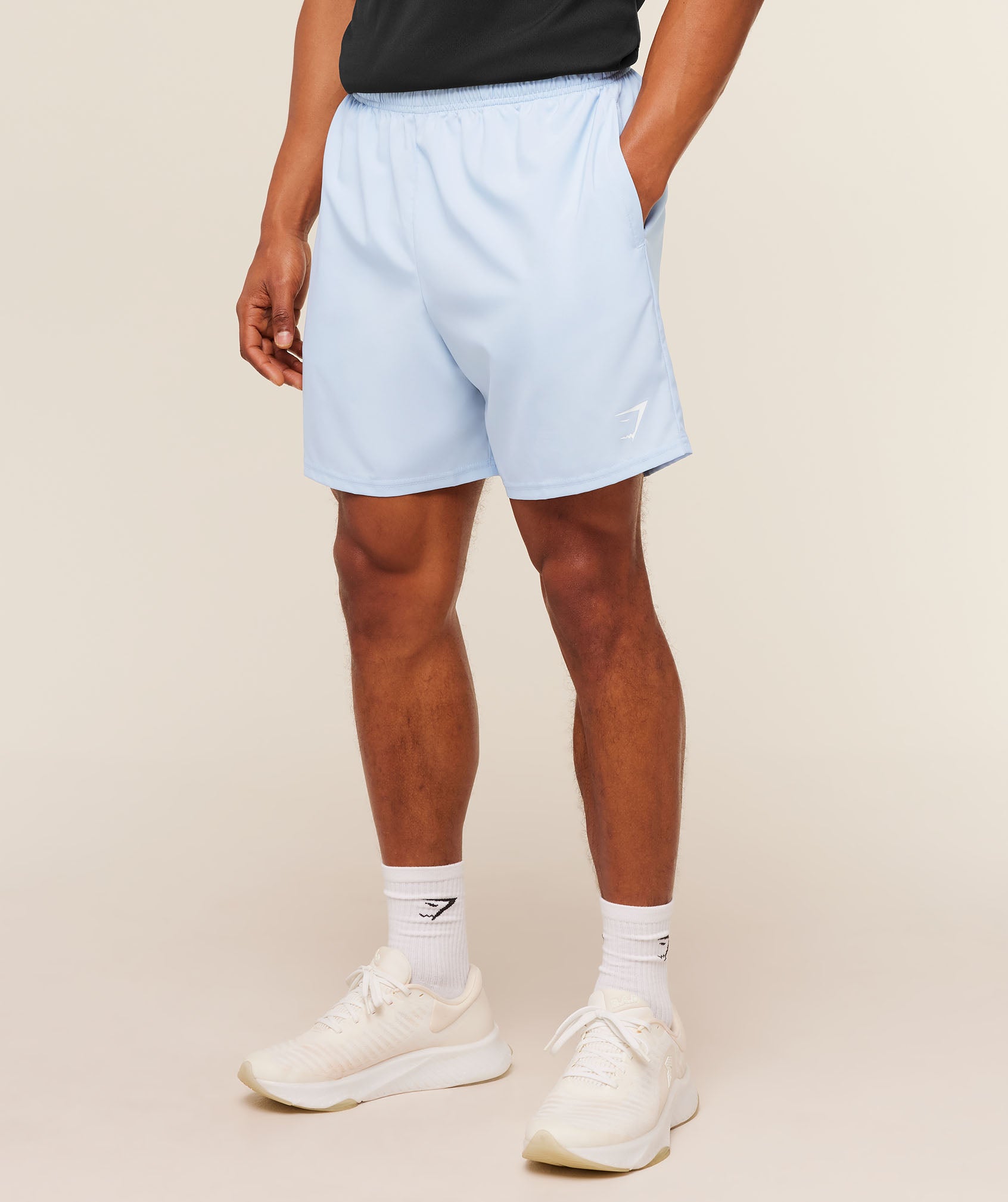 Gymshark Arrival 7" Shorts 'Chilled Blue'