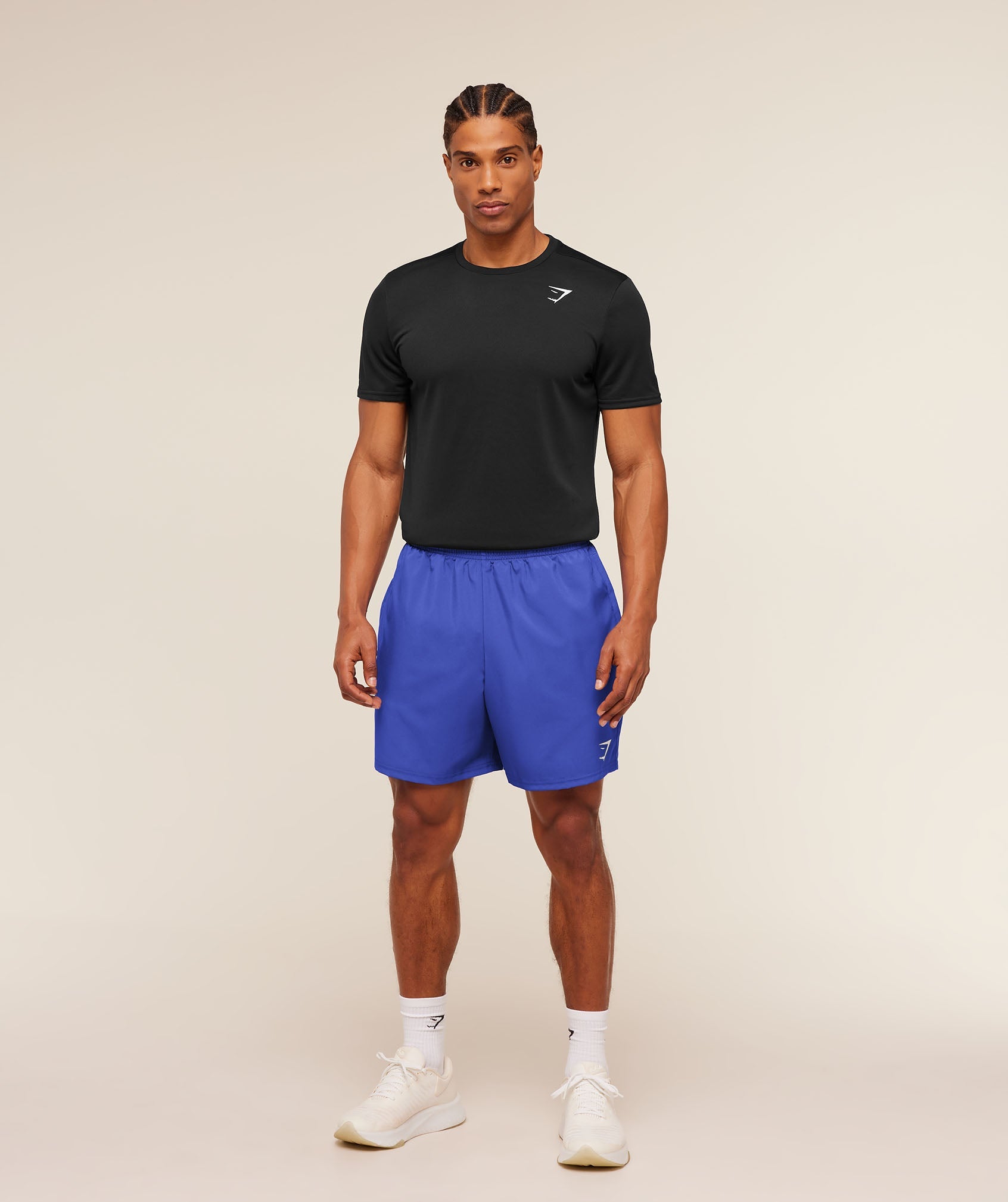 Gymshark Arrival 7" Shorts 'Force Blue'