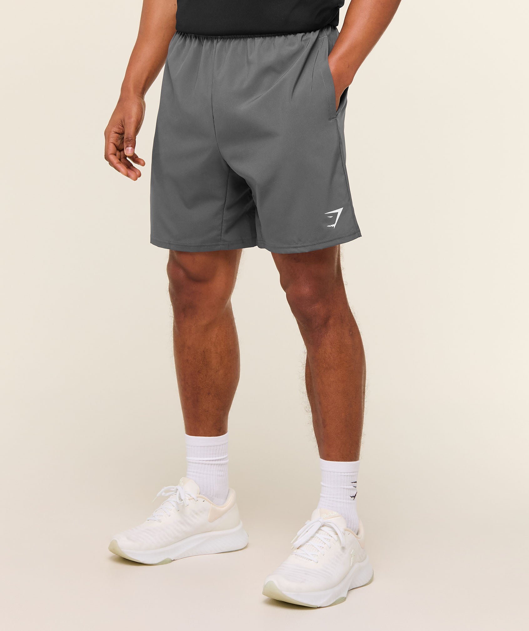 Gymshark Arrival 7" Shorts 'Silhouette Grey'