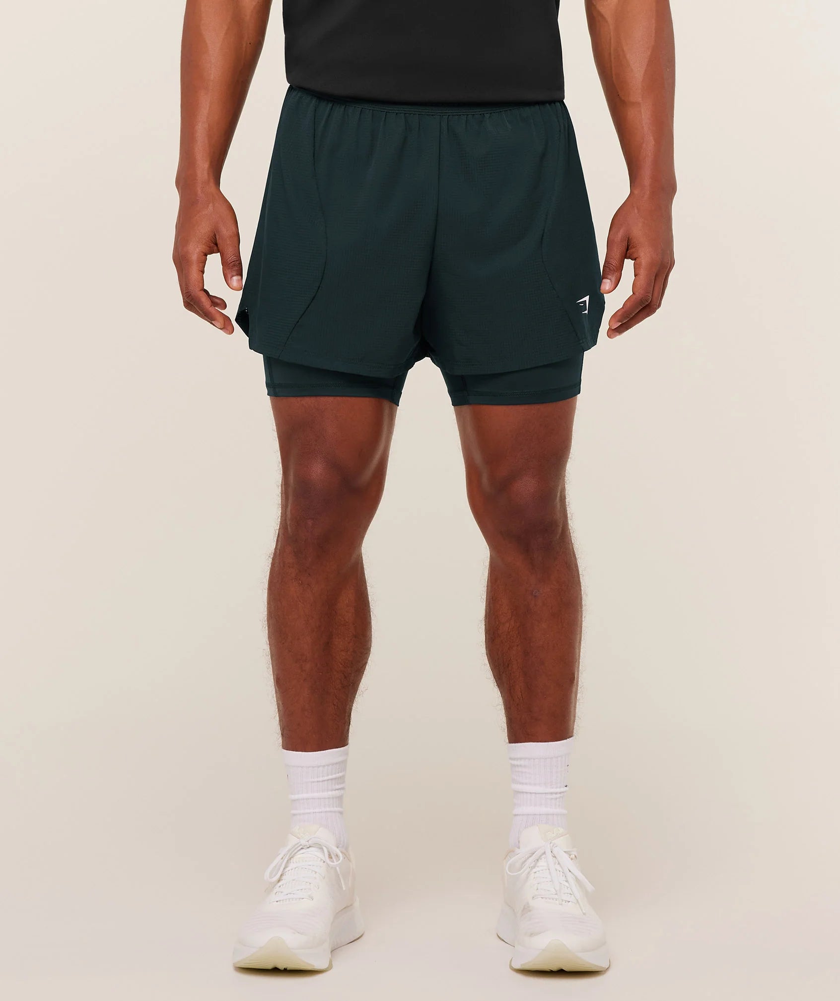 Gymshark Running 4" 2in1 Shorts 'Deep Petrol Blue'