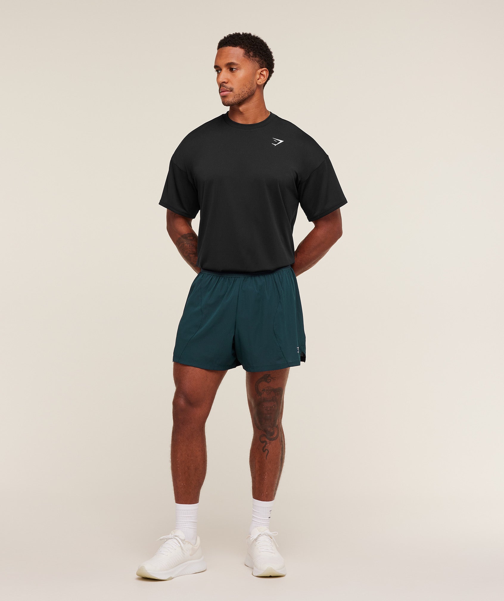 Gymshark Running 5" Shorts 'Deep Petrol Blue'