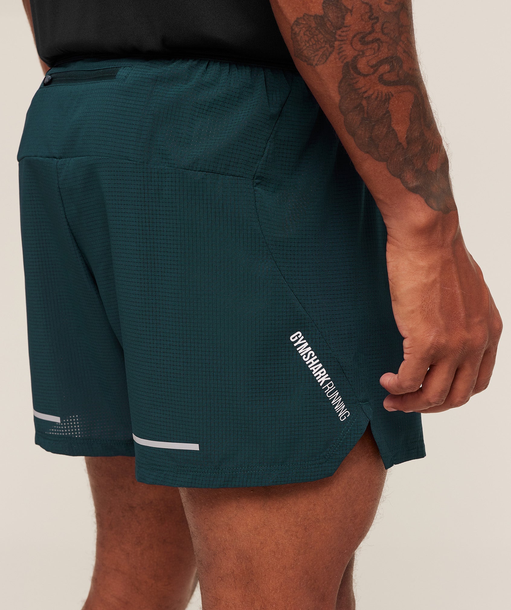 Gymshark Running 5" Shorts 'Deep Petrol Blue'