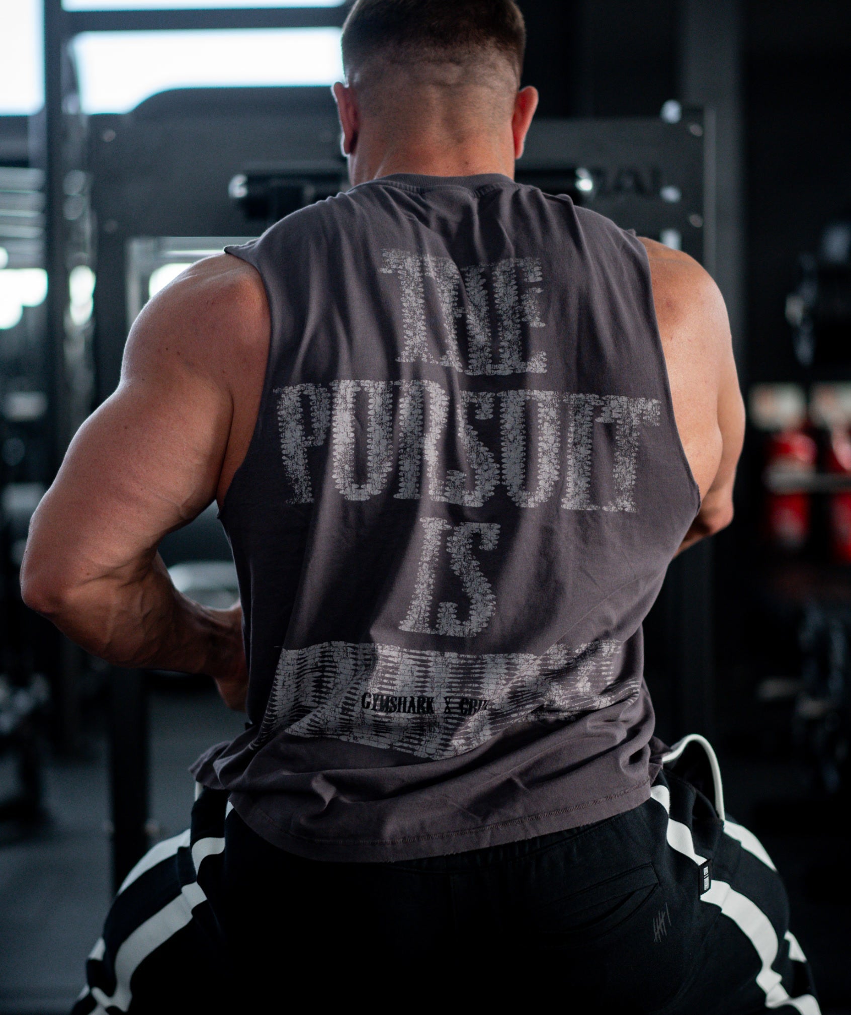 Gymshark x CBUM Washed Sleeveless T-Shirt 'Greyed Purple'