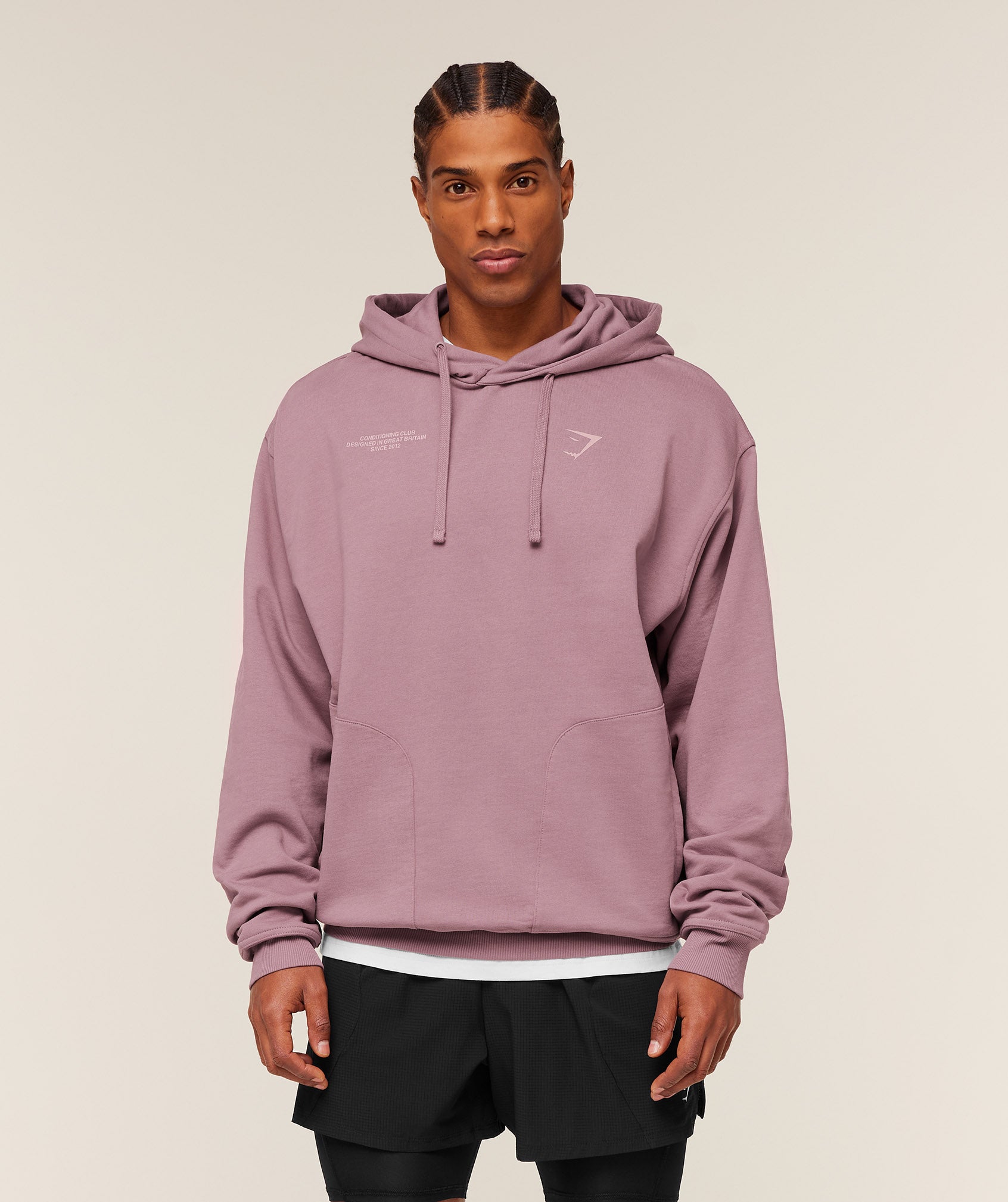 Gymshark Conditioning Club Hoodie 'GS Calm Pink GS Light Pink'