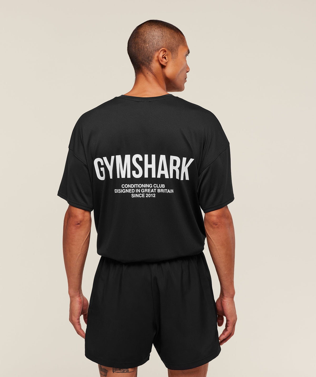 Gymshark Conditioning Club Oversized T-Shirt 'Black'