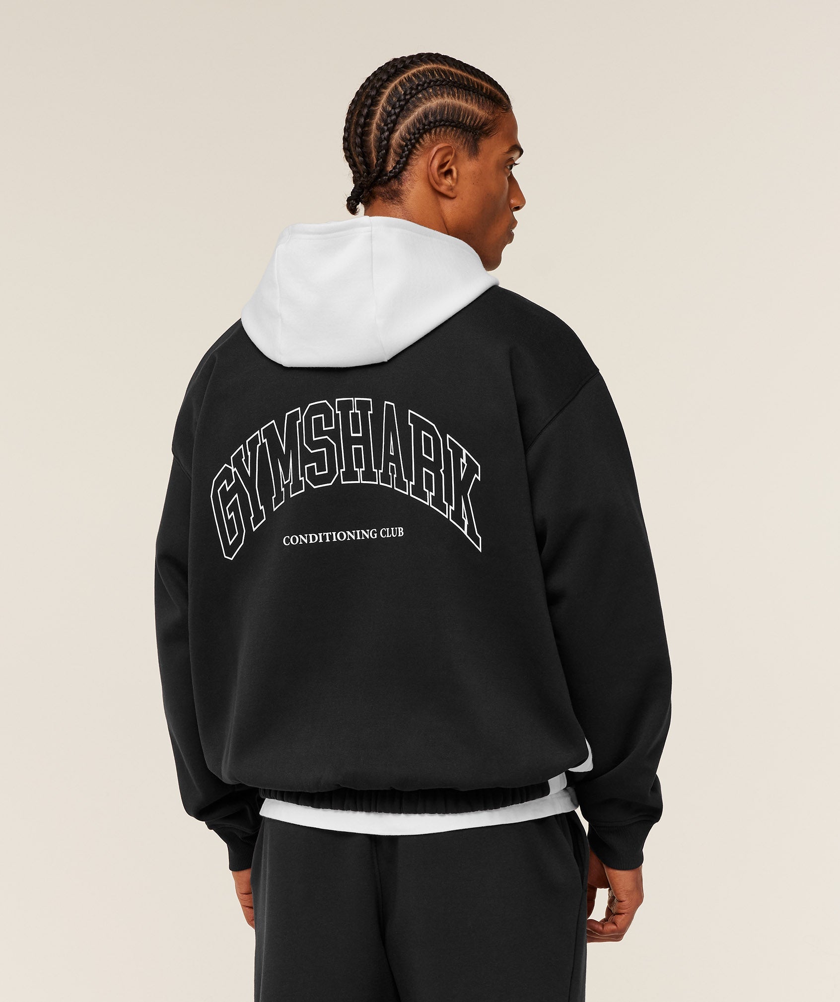 Gymshark Collegiate Tech Hoodie 'GS Black'