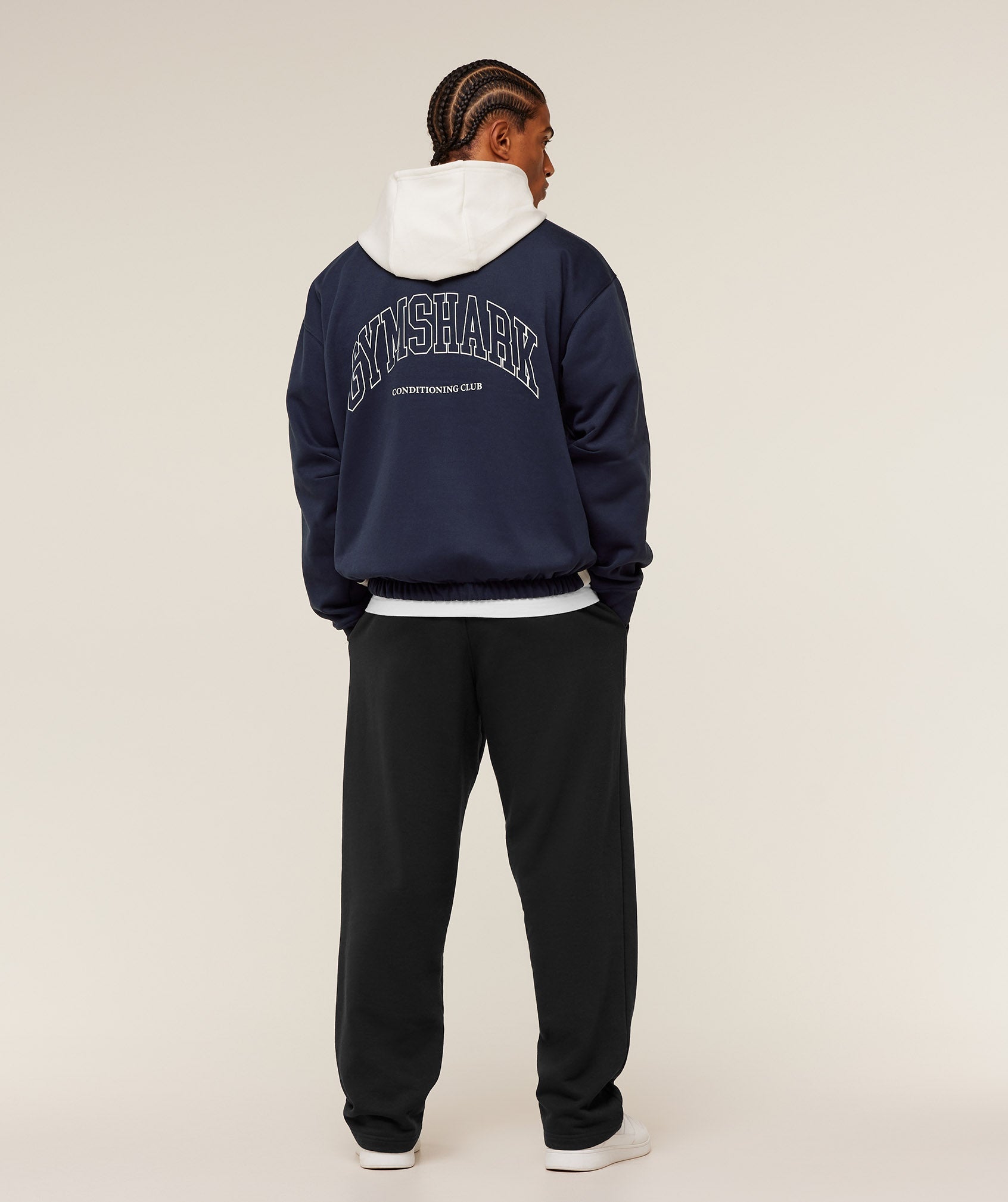 Gymshark Collegiate Tech Hoodie 'Heavy Blue'